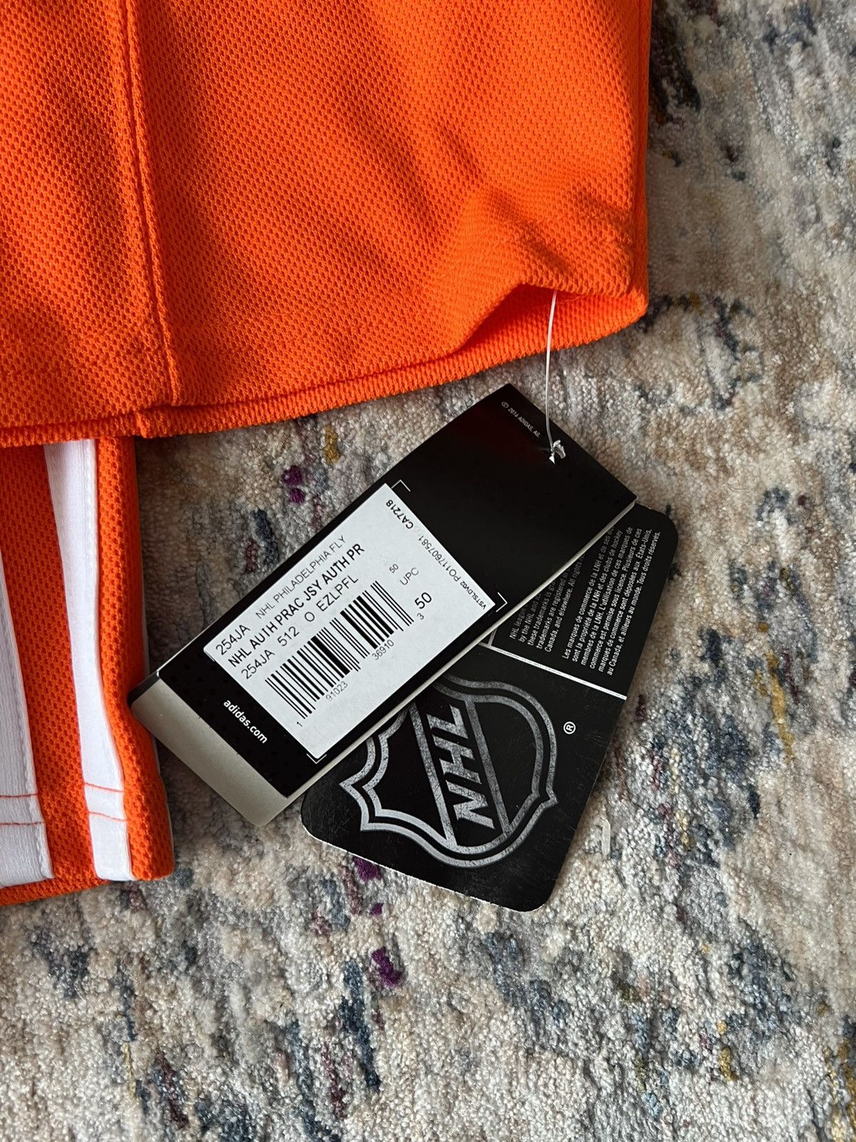Adidas Adidas Philadelphia Flyers Hockey Jersey Sz 50 Size US M / EU 48-50 / 2 - 2 Thumbnail