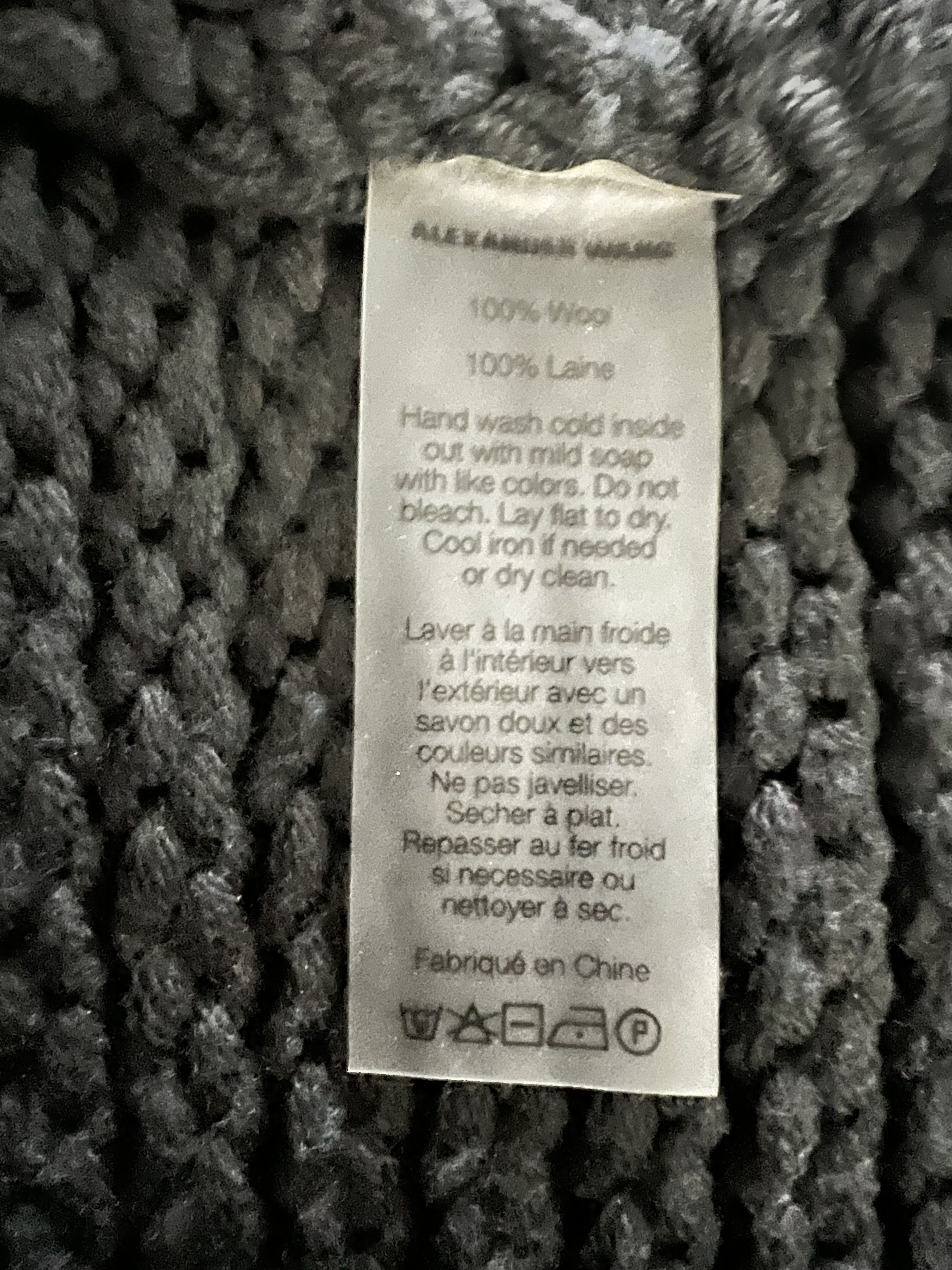 T by Alexander Wang Hoodie Wool Knit Size US M / EU 48-50 / 2 - 4 Thumbnail