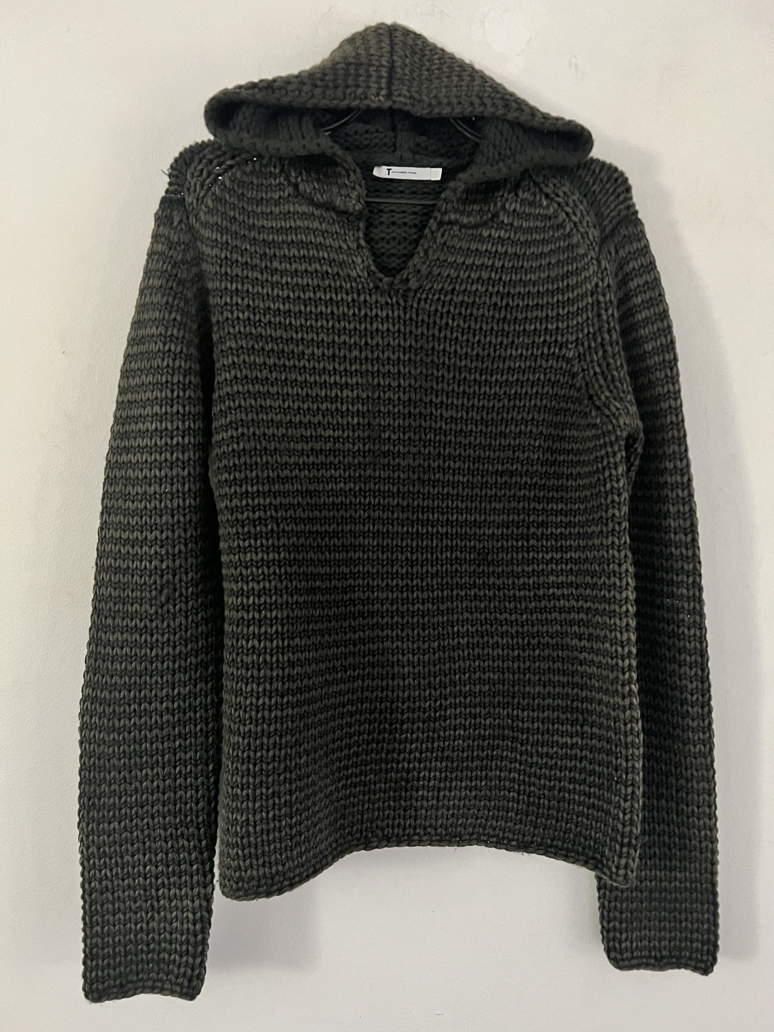 T by Alexander Wang Hoodie Wool Knit Size US M / EU 48-50 / 2 - 2 Thumbnail