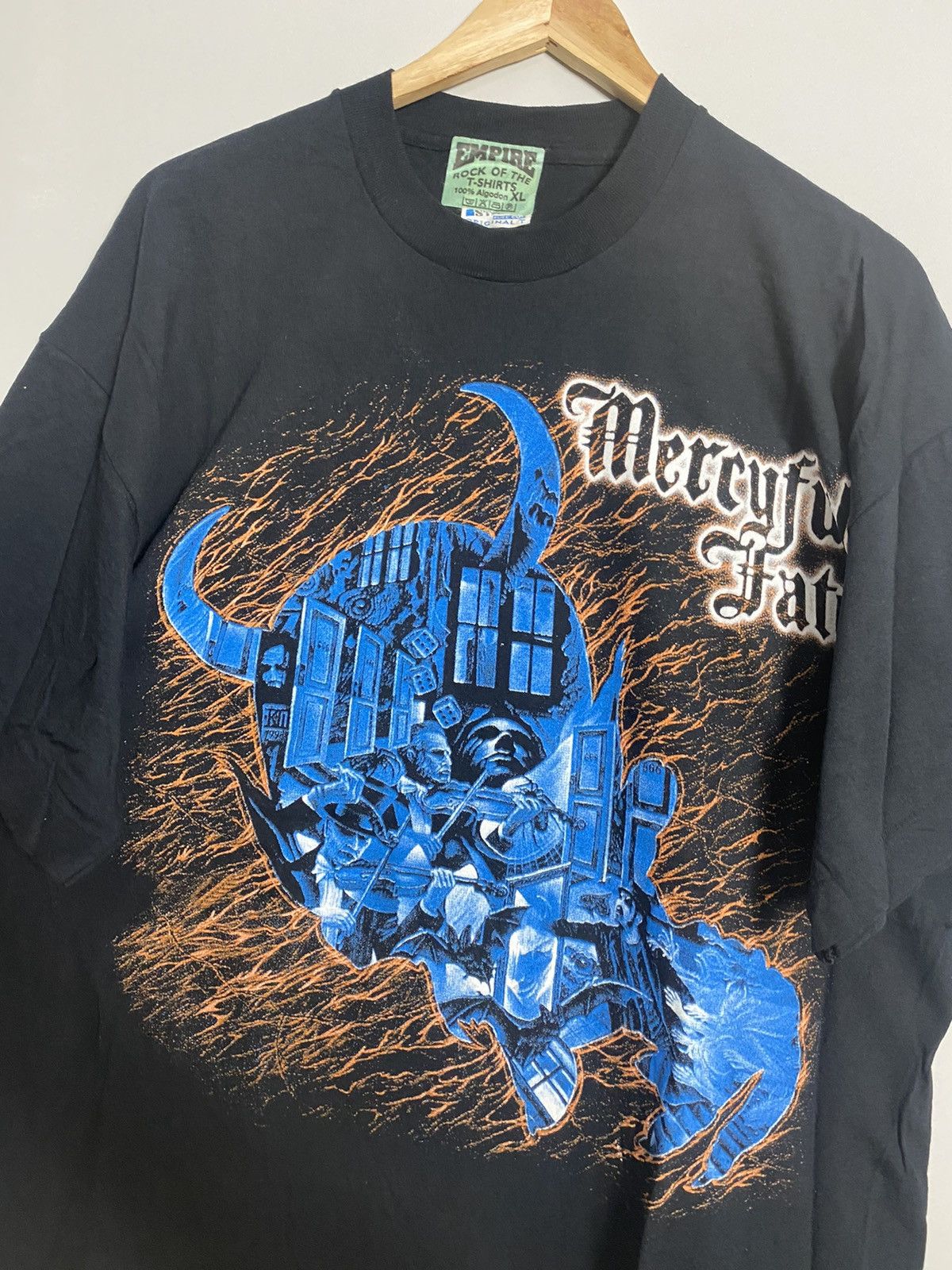Band Tees Mercyful Fate Vintage 90s Heavy Metal Band Tee Rare Hype Size US XL / EU 56 / 4 - 3 Thumbnail