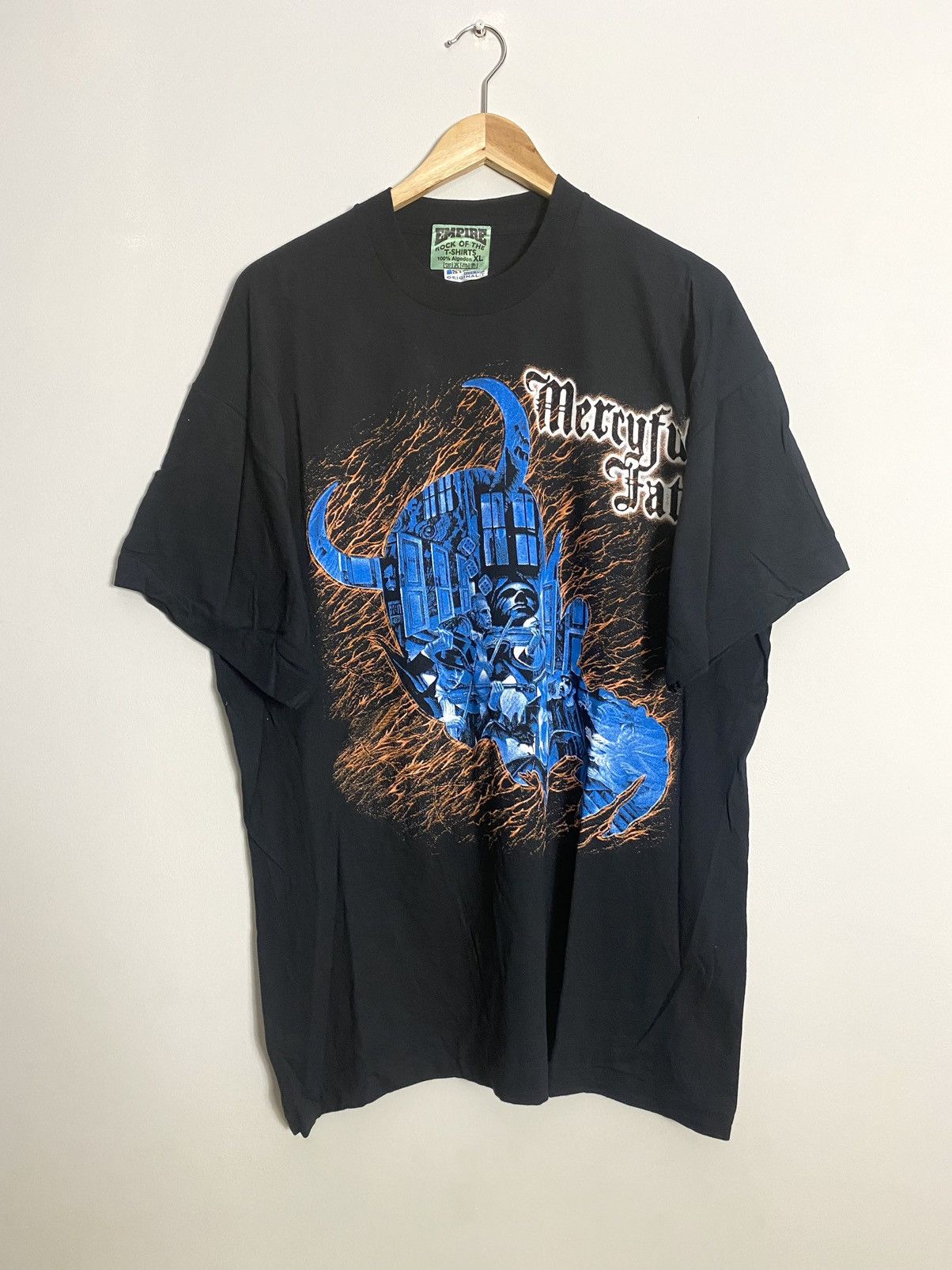 Band Tees Mercyful Fate Vintage 90s Heavy Metal Band Tee Rare Hype Size US XL / EU 56 / 4 - 1 Thumbnail