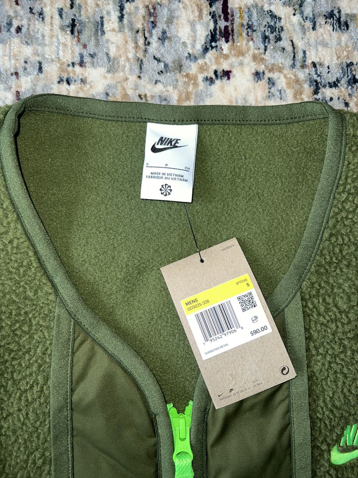 Nike Nike Sherpa Zip-Up Vest Sz S Size US S / EU 44-46 / 1 - 3 Thumbnail