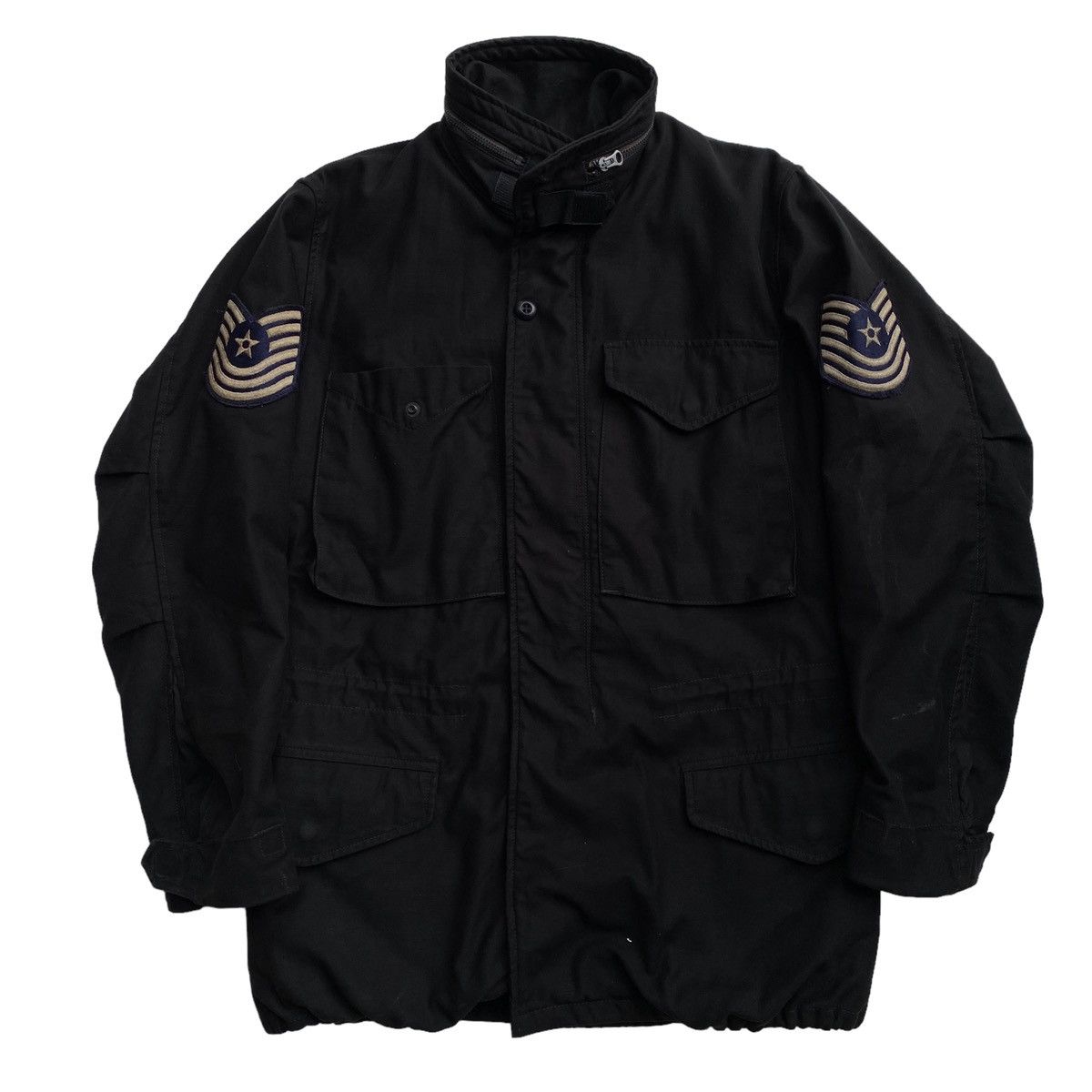 image of Buzz Ricksons William Gibson Collection M-65 Field Jacket in Black, Men's (Size XS)