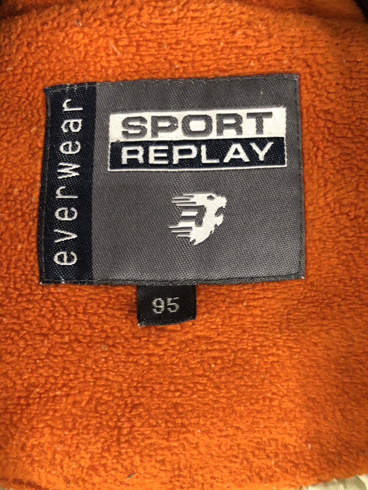 Japanese Brand × Replay × Vintage Vintage Sport Replay Everwear Pull Out Fleece Hoodies cw21 Size US L / EU 52-54 / 3 - 10 Thumbnail