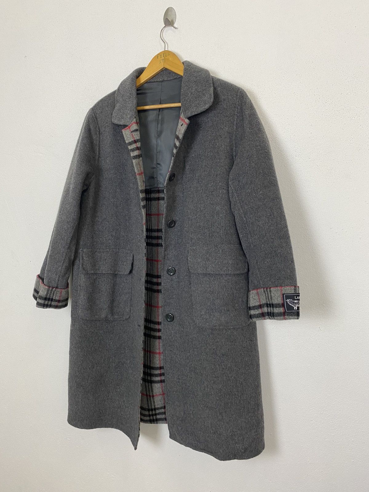Handmade × Japanese Brand HAND MADE LAMBWOOL LONG COAT NICE DESIGN Size US L / EU 52-54 / 3 - 3 Thumbnail