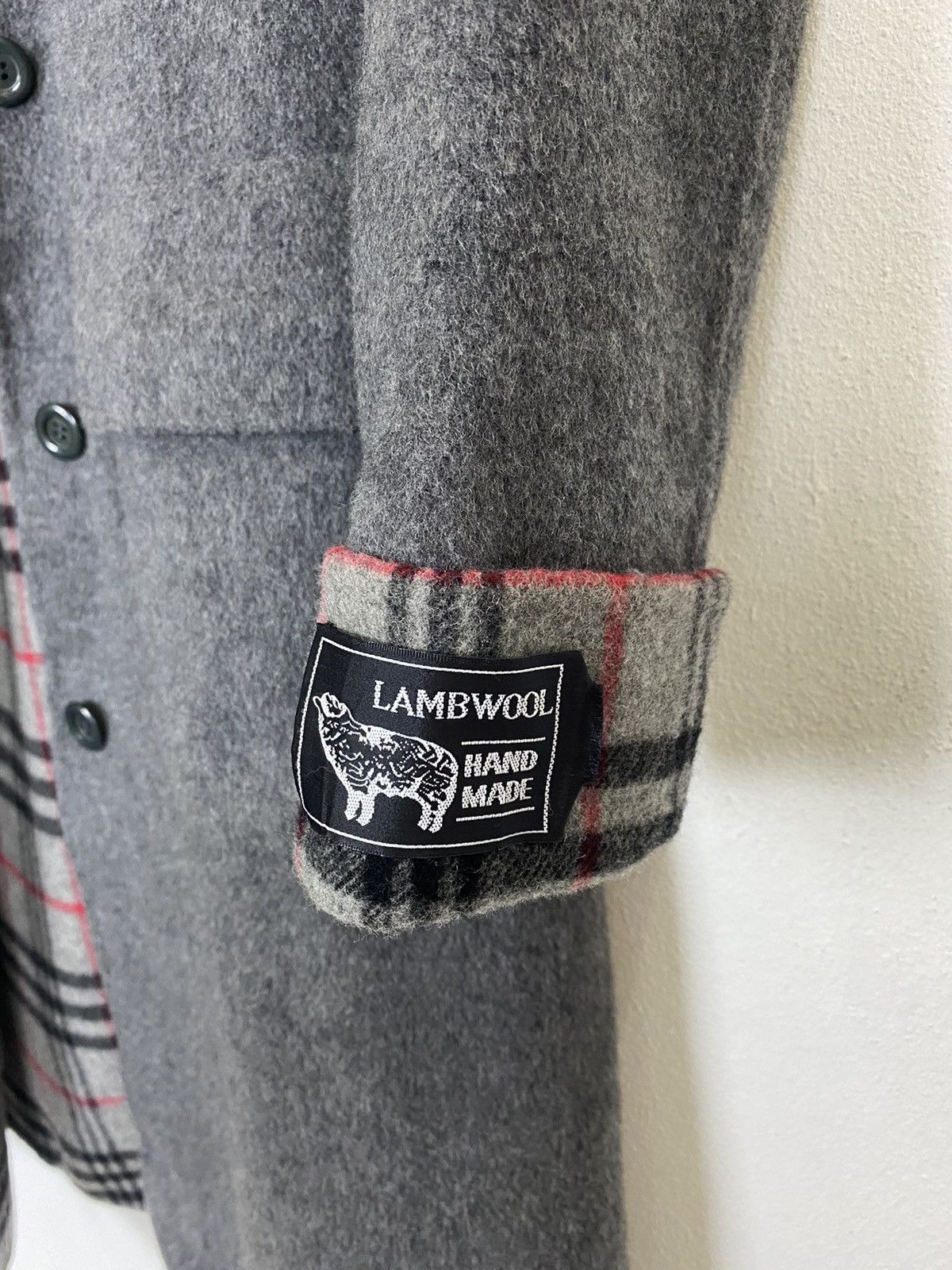 Handmade × Japanese Brand HAND MADE LAMBWOOL LONG COAT NICE DESIGN Size US L / EU 52-54 / 3 - 10 Thumbnail