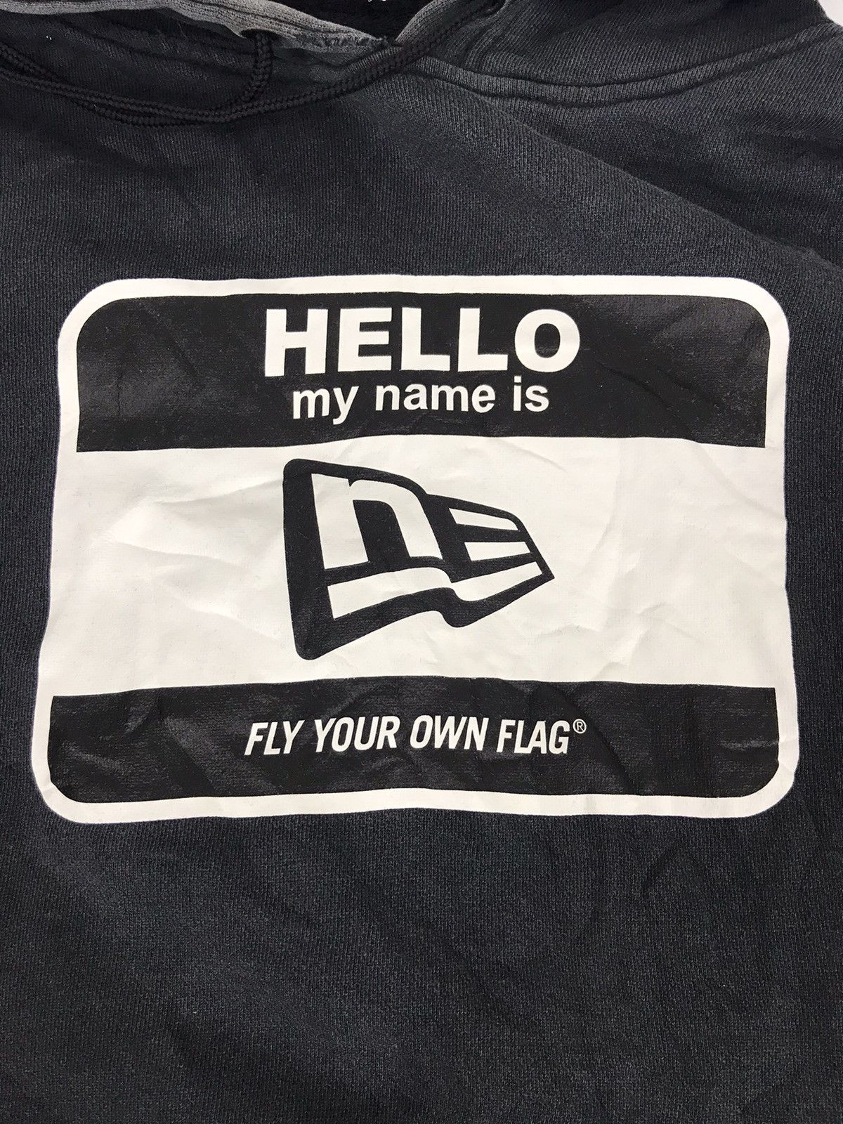 New Era Vintage New Era Fly Your Own Flag Hello Sweatshirt Hoodies Size US M / EU 48-50 / 2 - 4 Thumbnail