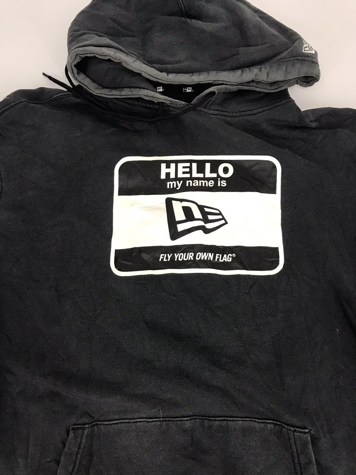 New Era Vintage New Era Fly Your Own Flag Hello Sweatshirt Hoodies Size US M / EU 48-50 / 2 - 3 Thumbnail