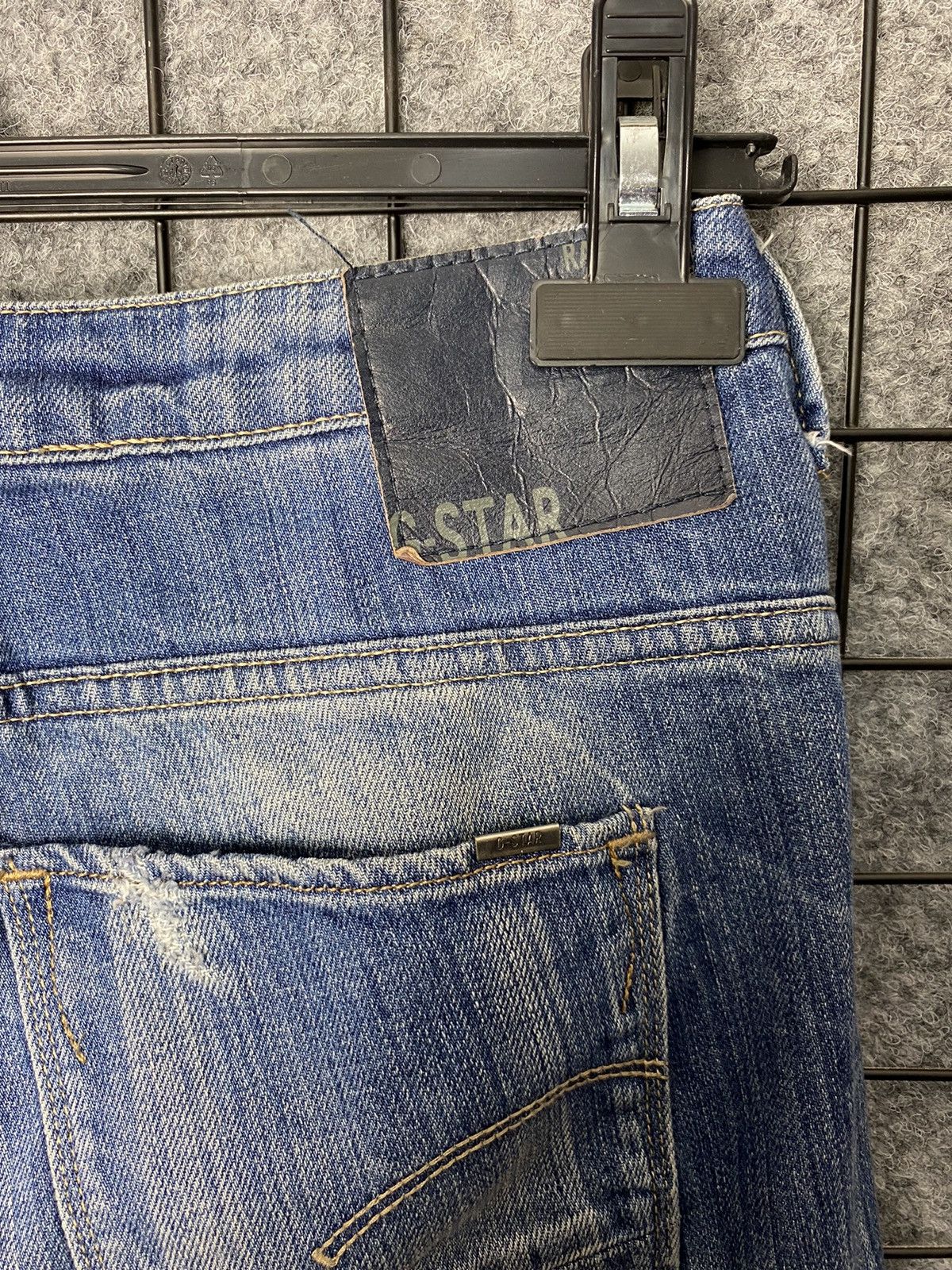 G-Star G Star Raw Streetwear Acid Wash Distressed Jeans Size 30 Size US 30 / EU 46 - 3 Thumbnail