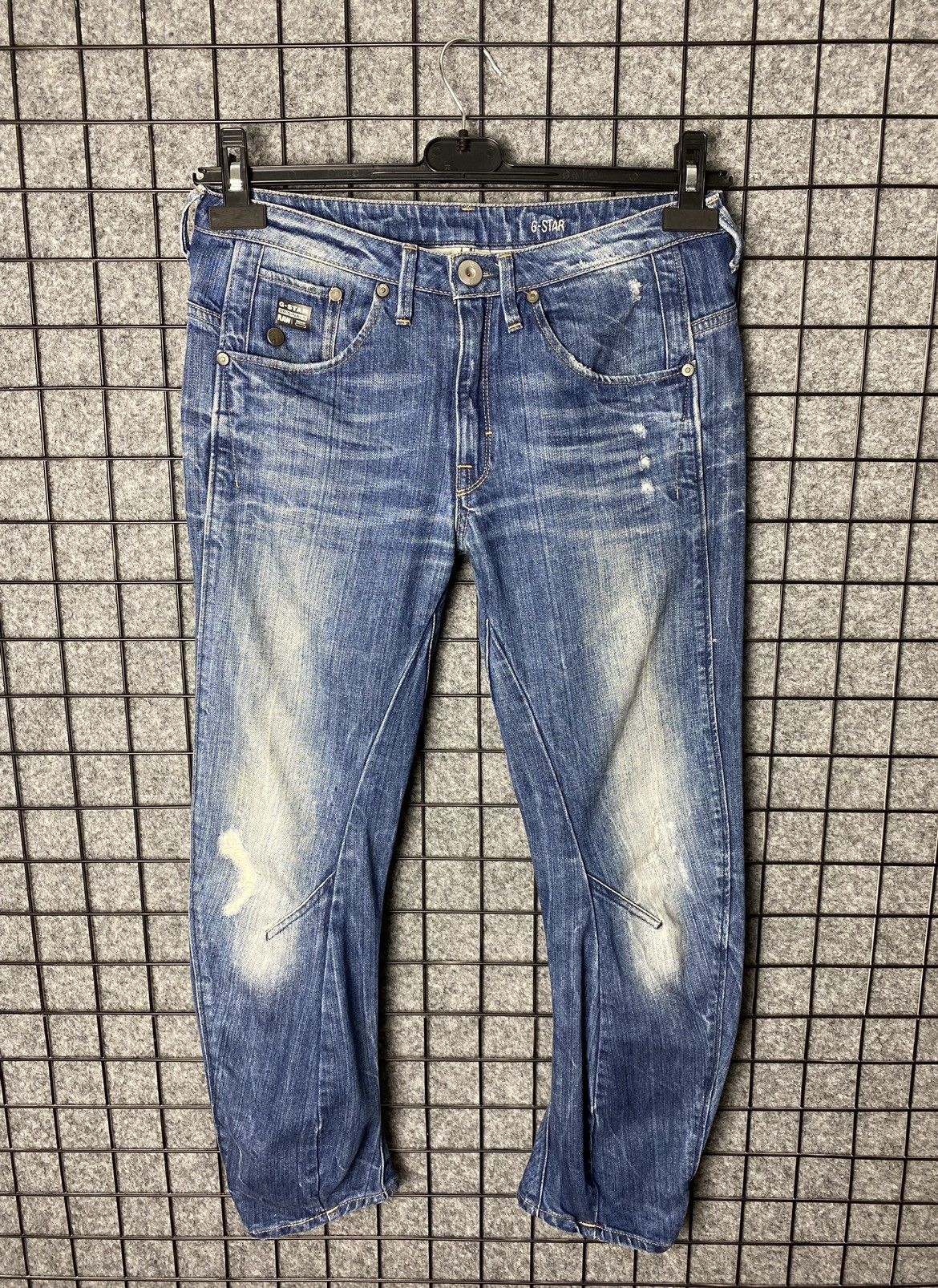 G-Star G Star Raw Streetwear Acid Wash Distressed Jeans Size 30 Size US 30 / EU 46 - 5 Thumbnail