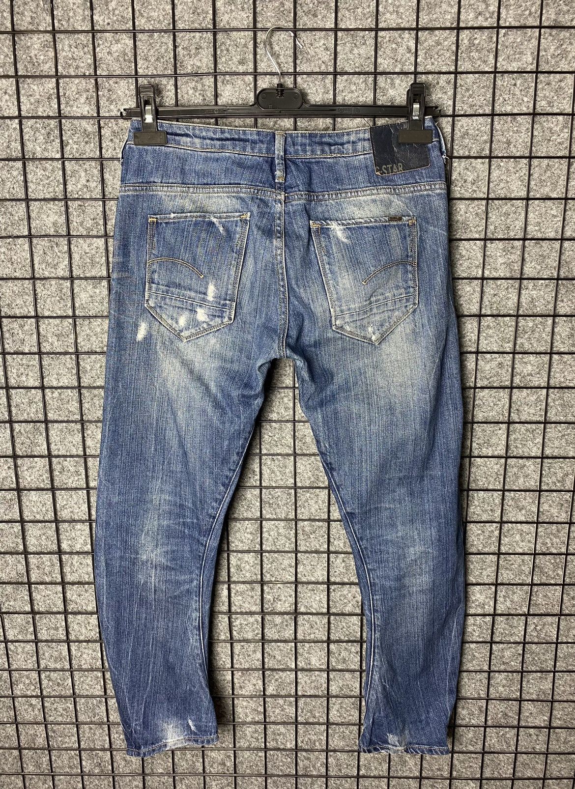 G-Star G Star Raw Streetwear Acid Wash Distressed Jeans Size 30 Size US 30 / EU 46 - 1 Thumbnail