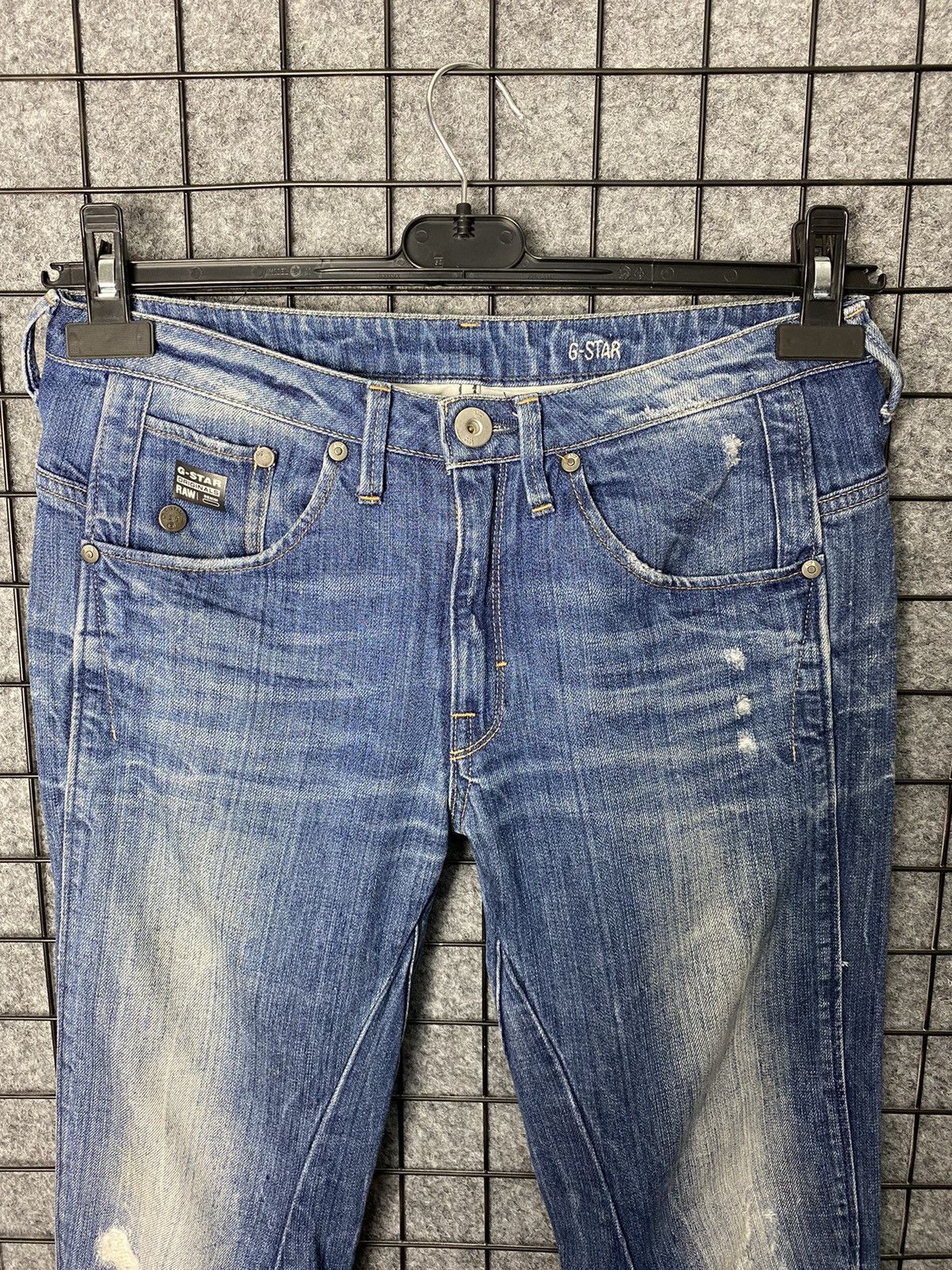 G-Star G Star Raw Streetwear Acid Wash Distressed Jeans Size 30 Size US 30 / EU 46 - 6 Thumbnail