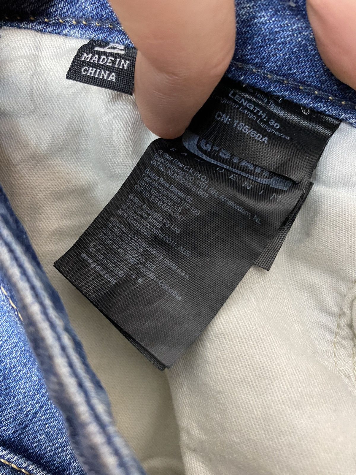 G-Star G Star Raw Streetwear Acid Wash Distressed Jeans Size 30 Size US 30 / EU 46 - 9 Thumbnail