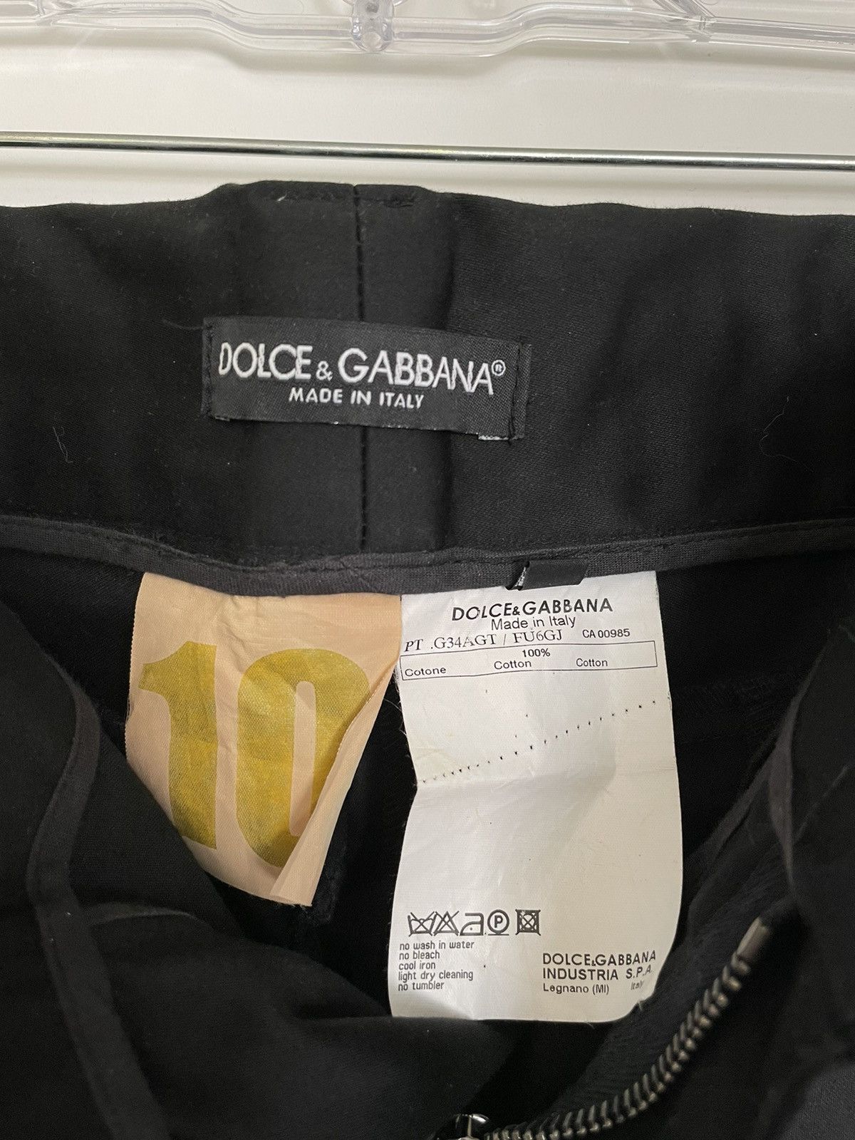 Dolce & Gabbana Dolce & Gabbana Bondage Cargo Pleated Zipper Slacks Size 30 Size US 30 / EU 46 - 14 Thumbnail