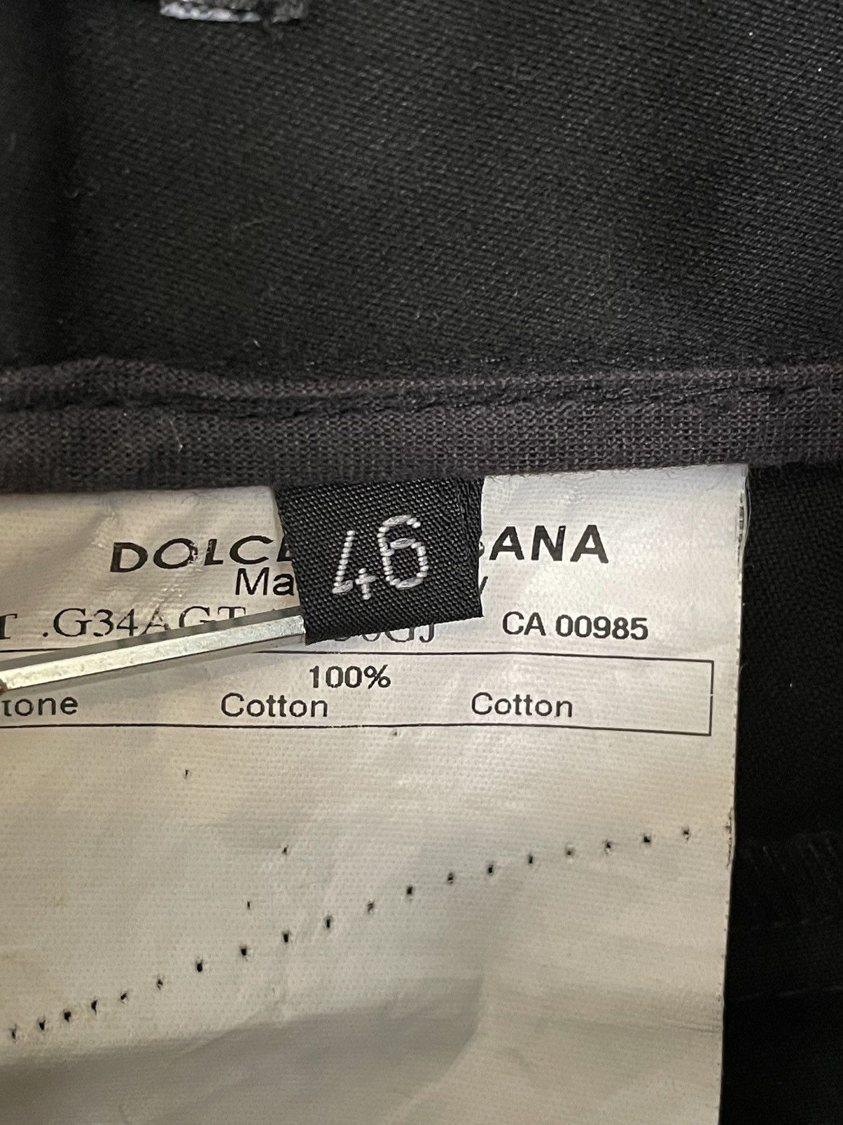 Dolce & Gabbana Dolce & Gabbana Bondage Cargo Pleated Zipper Slacks Size 30 Size US 30 / EU 46 - 16 Thumbnail