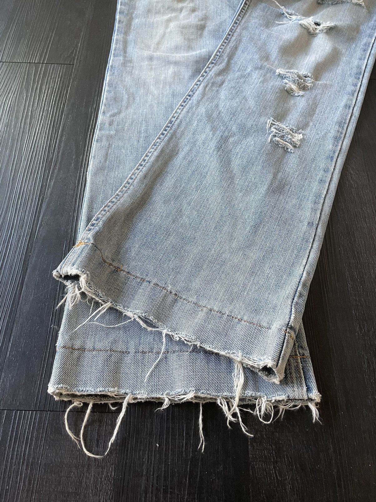 Dolce & Gabbana Dolce & Gabbana SS 2001 Distressed Patchwork Denim Size 32 Size US 32 / EU 48 - 6 Thumbnail