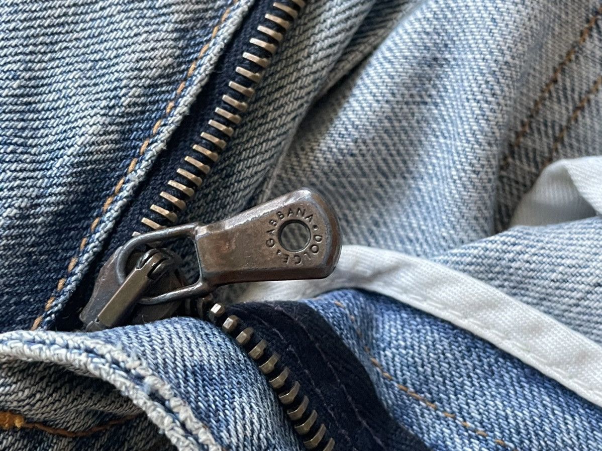 Dolce & Gabbana Dolce & Gabbana SS 2001 Distressed Patchwork Denim Size 32 Size US 32 / EU 48 - 12 Thumbnail