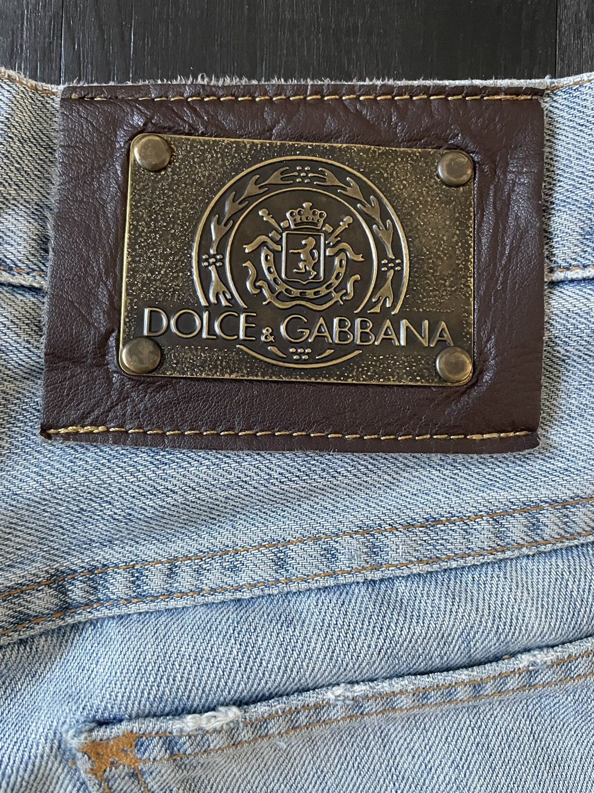 Dolce & Gabbana Dolce & Gabbana SS 2001 Distressed Patchwork Denim Size 32 Size US 32 / EU 48 - 11 Thumbnail