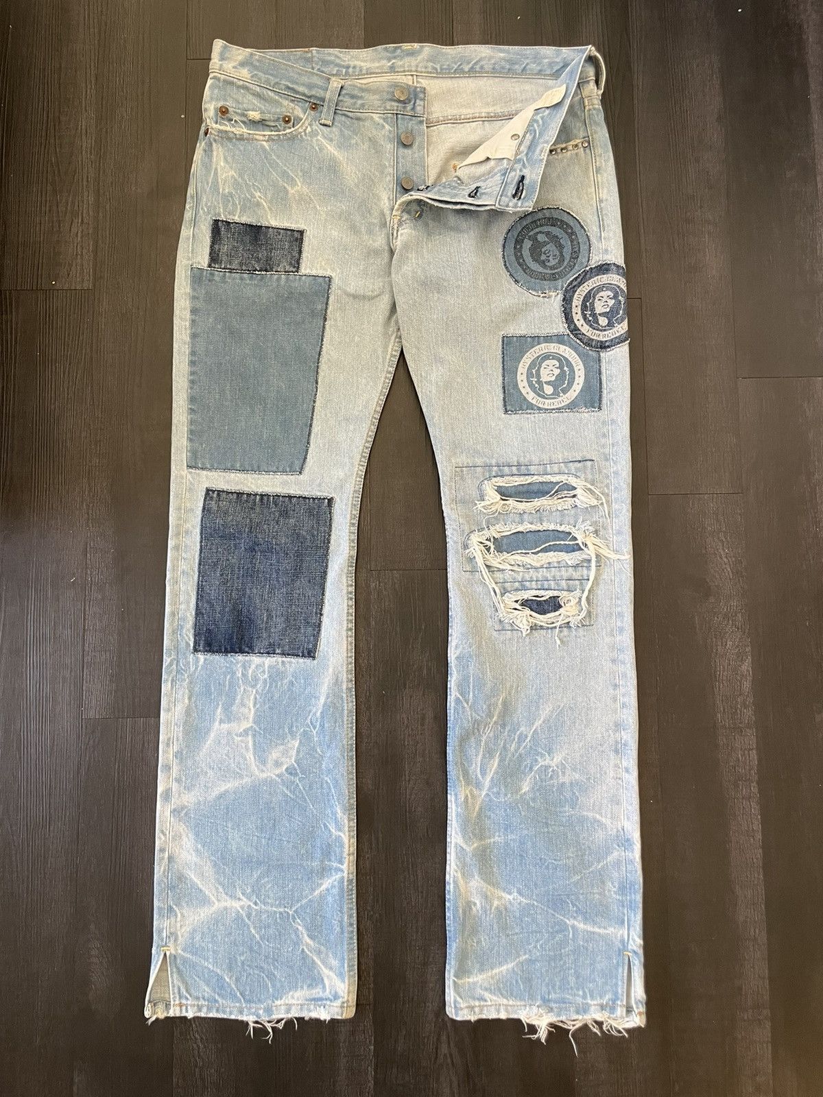 Hysteric Glamour Thee Hysteric XXX Distressed Patchwork