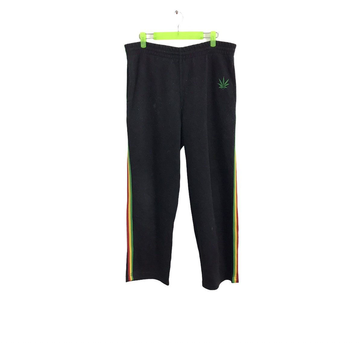 Vintage Marijuana Jogger Pant Streetwear Embroidery Logo Design Size US 34 / EU 50 - 1 Thumbnail
