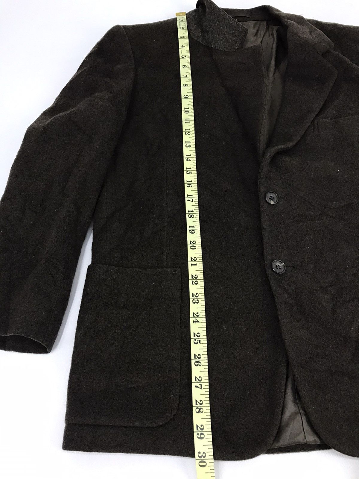 Calvin Klein × Other Calvin Klein Blazer Coat Thick Jacket Button Double Pocket Size 38L - 8 Thumbnail