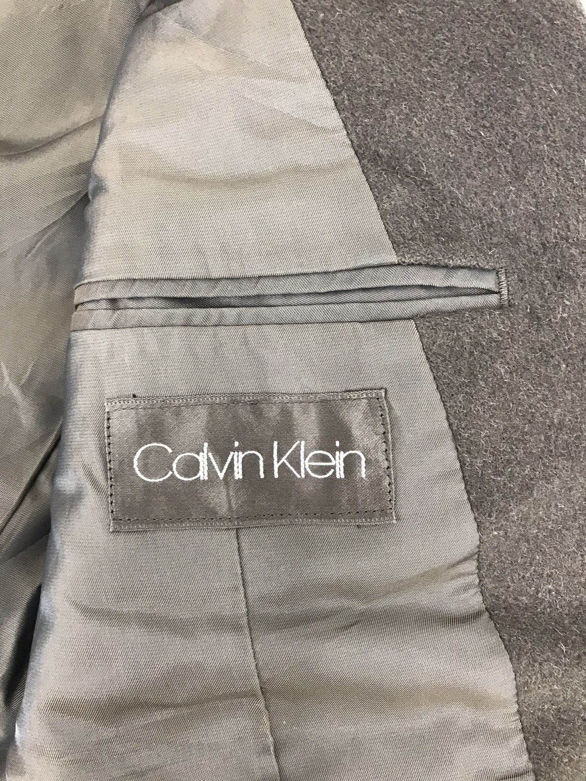 Calvin Klein × Other Calvin Klein Blazer Coat Thick Jacket Button Double Pocket Size 38L - 3 Thumbnail