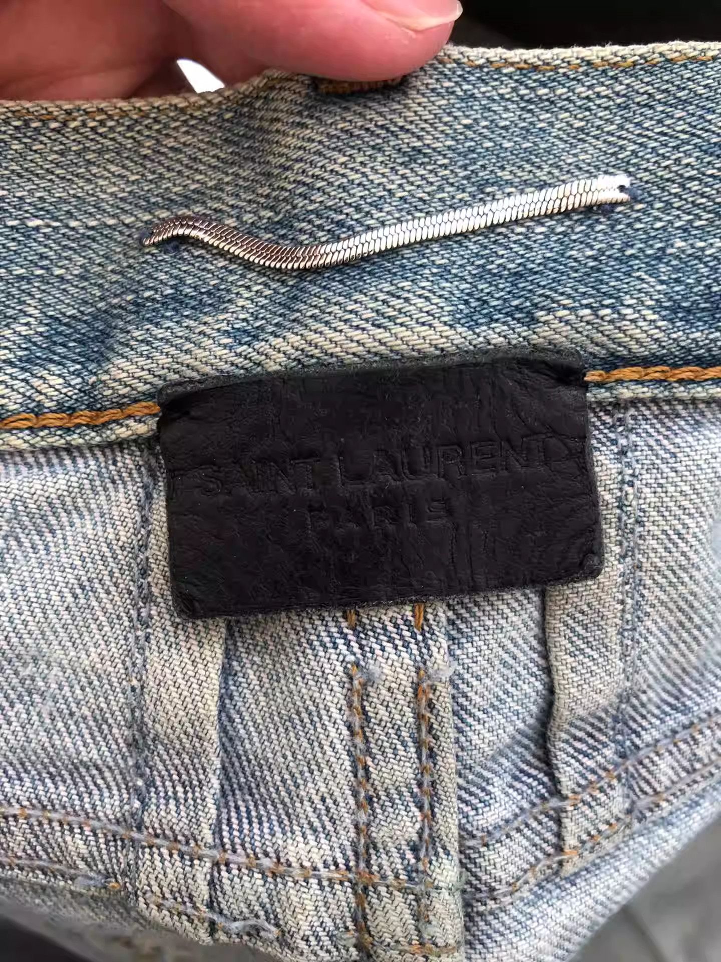 Saint Laurent Paris Saint Laurent Four cuts ruin jeans big time Size US 31 - 4 Thumbnail