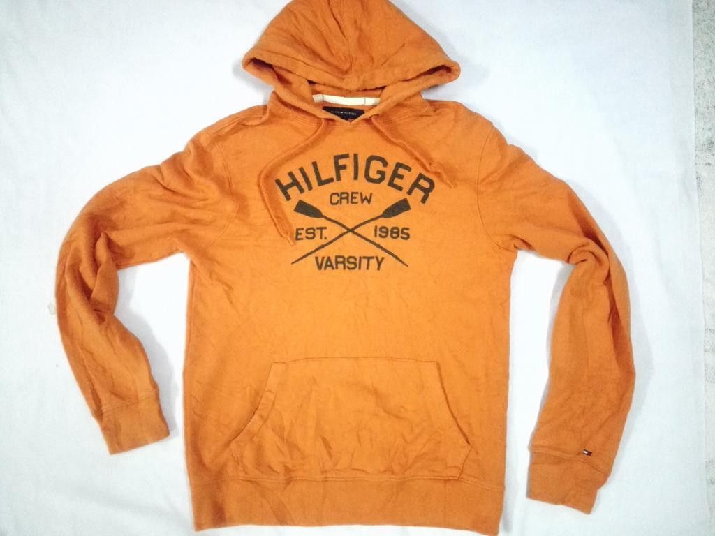Tommy Hilfiger TOMMY HILFIGER VARSITY CREW HOODIE SWEATSHIRT Size US S / EU 44-46 / 1 - 1 Thumbnail