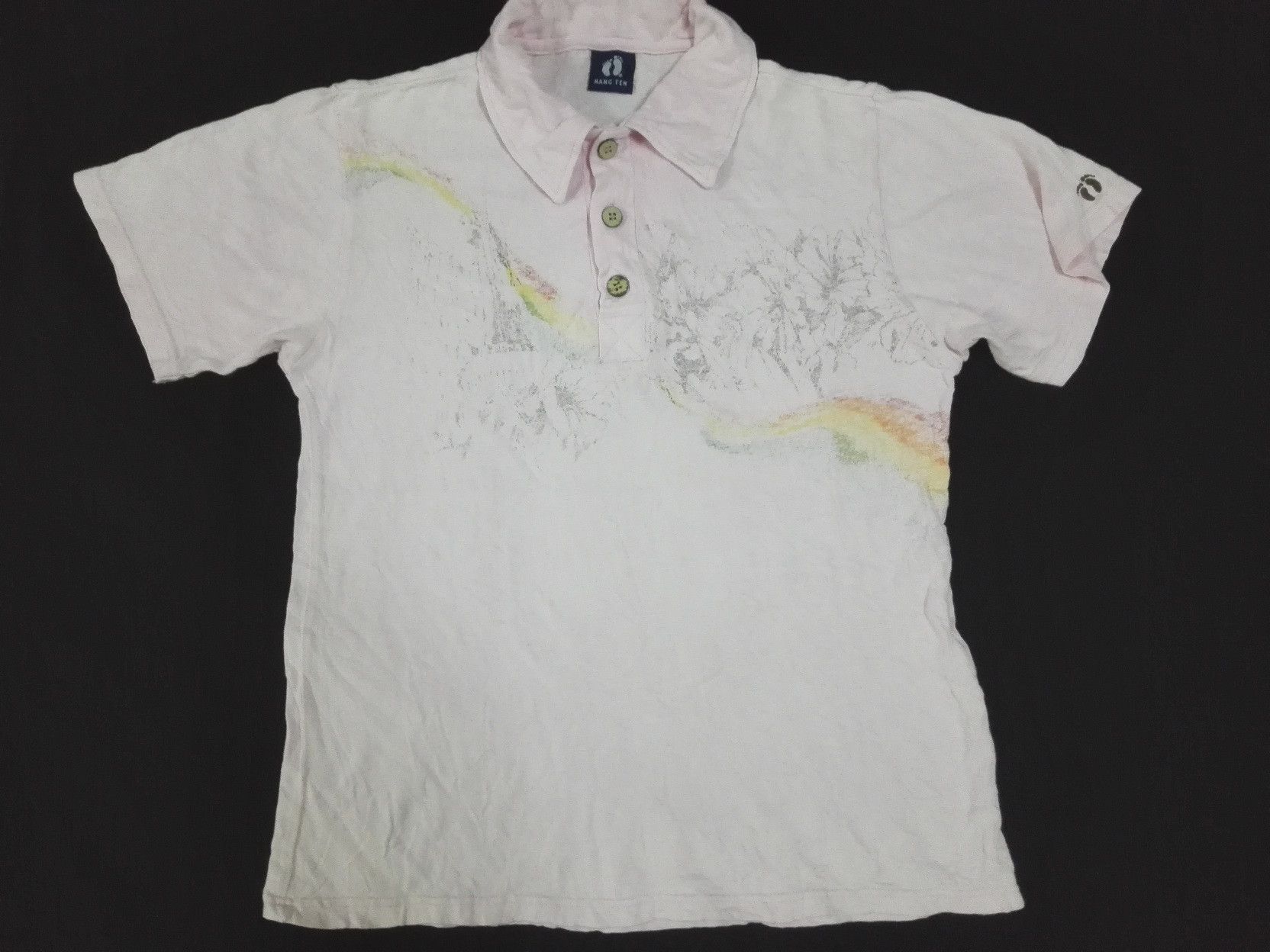 Hang Ten Vintage HANG TEN POLO Surf Tee Size US S / EU 44-46 / 1 - 1 Thumbnail