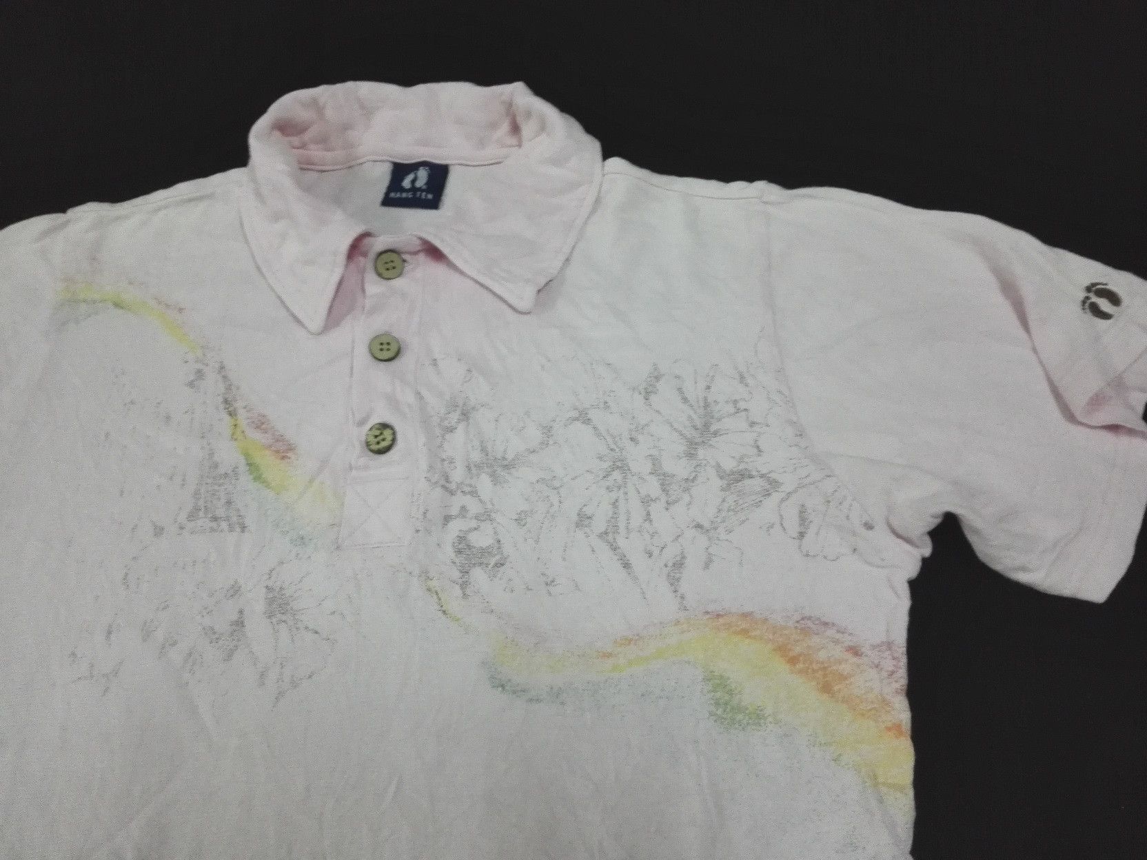 Hang Ten Vintage HANG TEN POLO Surf Tee Size US S / EU 44-46 / 1 - 2 Thumbnail