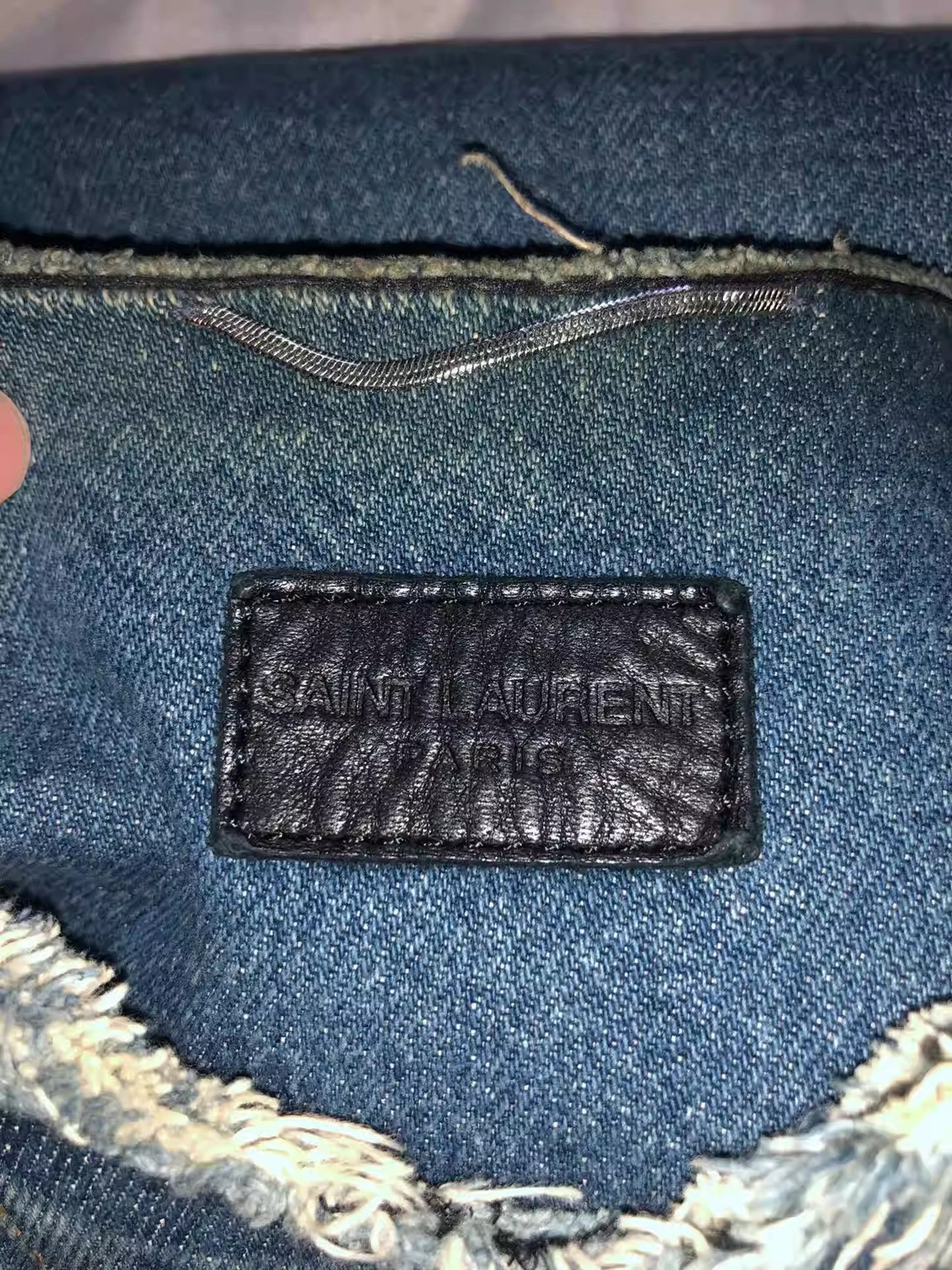 Saint Laurent Denim Jacket Vest