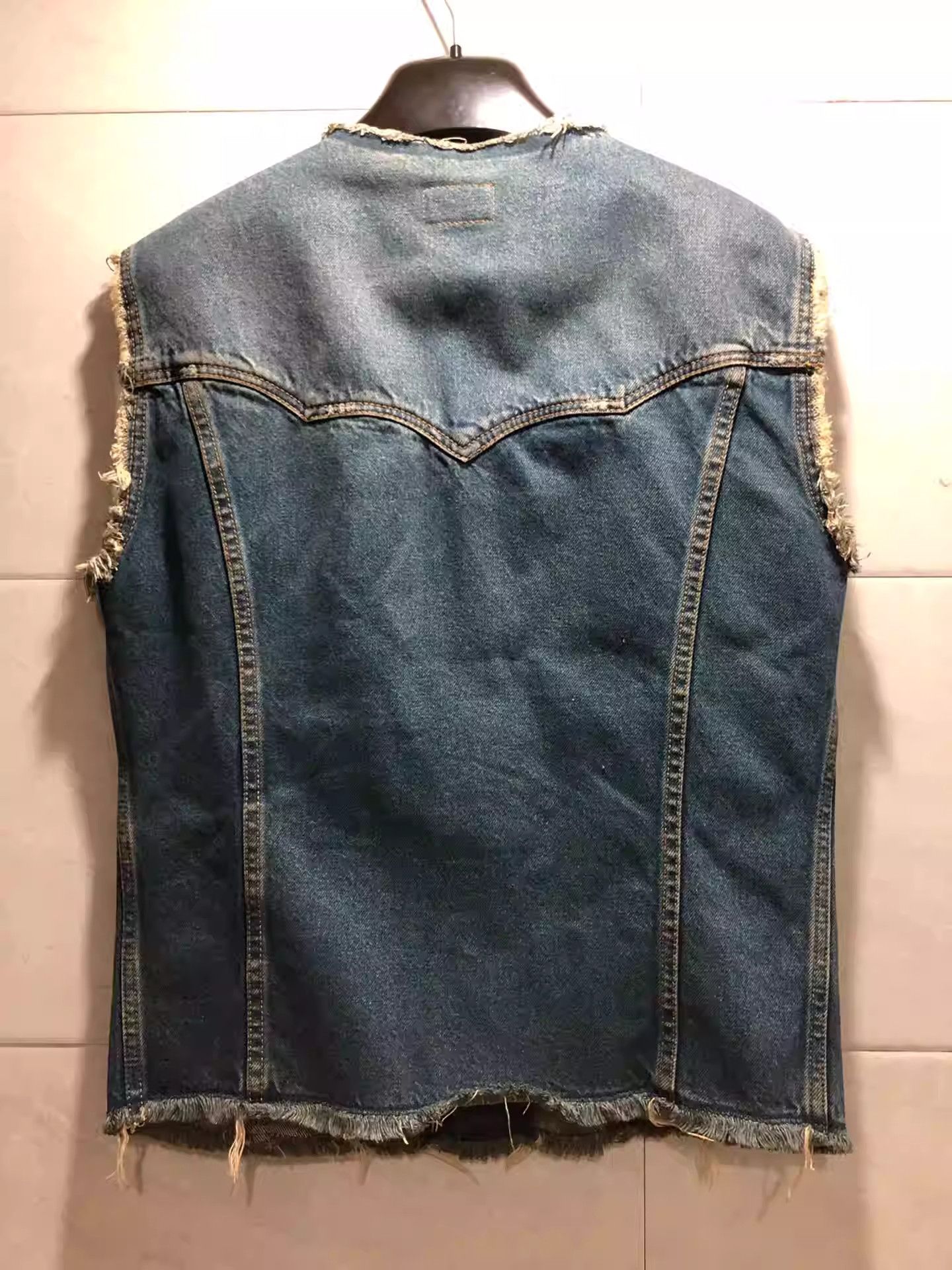 Saint Laurent Denim Jacket Vest
