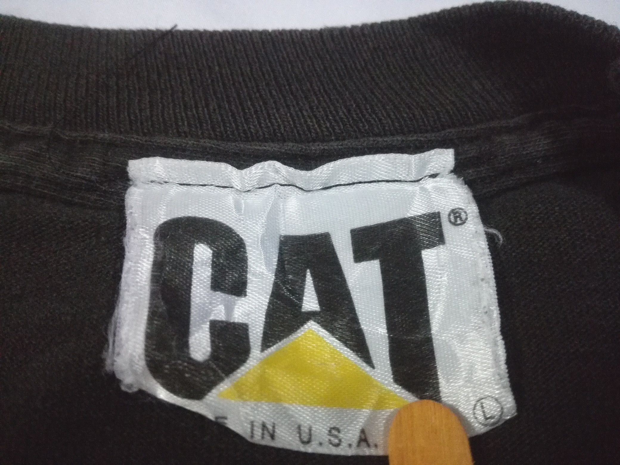 Caterpillar VINTAGE 90s CAT CATERPILLAR 1993 T SHIRT USA Large Big Logo Size US L / EU 52-54 / 3 - 4 Thumbnail