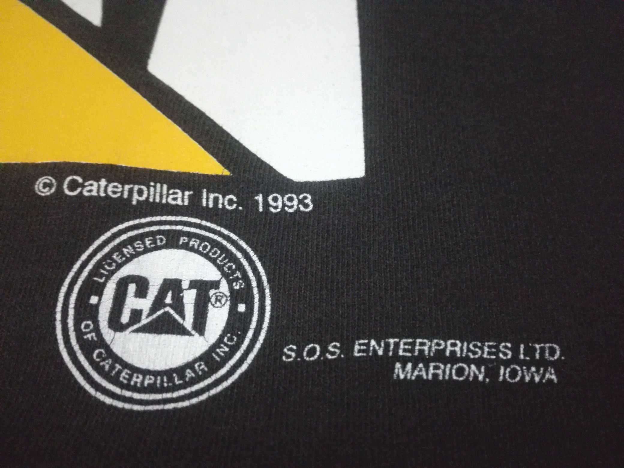 Caterpillar VINTAGE 90s CAT CATERPILLAR 1993 T SHIRT USA Large Big Logo Size US L / EU 52-54 / 3 - 3 Thumbnail