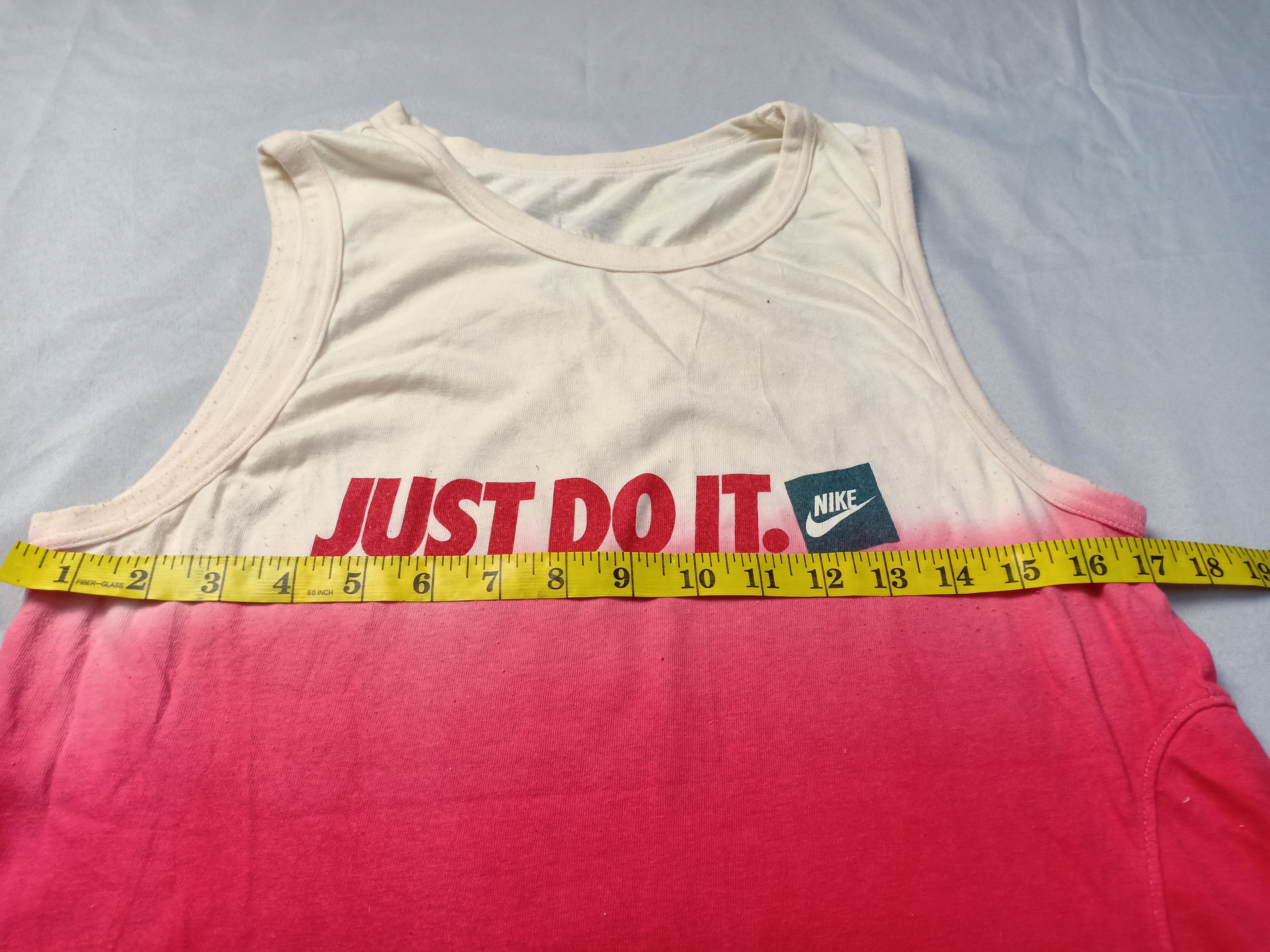 Nike Nike "Just Do It " Sleeveless Tee Two Tone Color Size US S / EU 44-46 / 1 - 6 Thumbnail