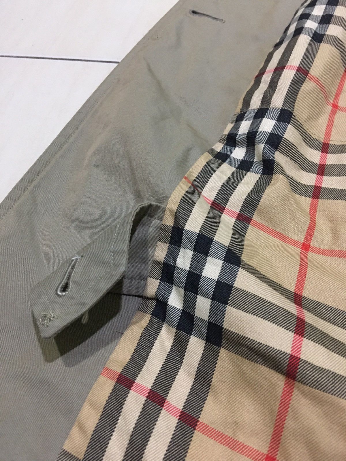 Burberry Vintage Burberrys Nova Check Inside Trench Coat women Size ONE SIZE - 17 Thumbnail