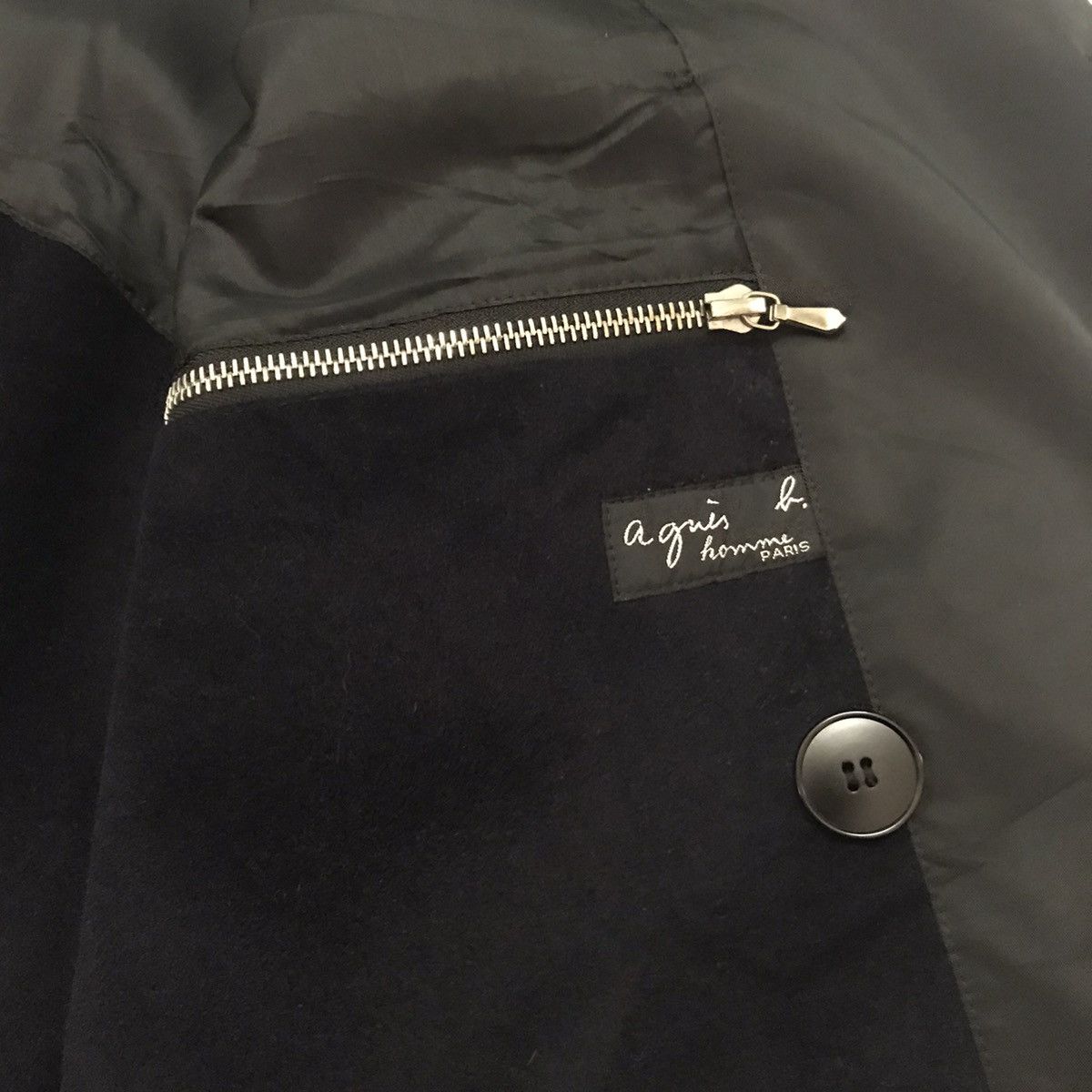 agnes b. Agnes B Homme Double Collar Jacket Coat Made in France Size US L / EU 52-54 / 3 - 16 Thumbnail