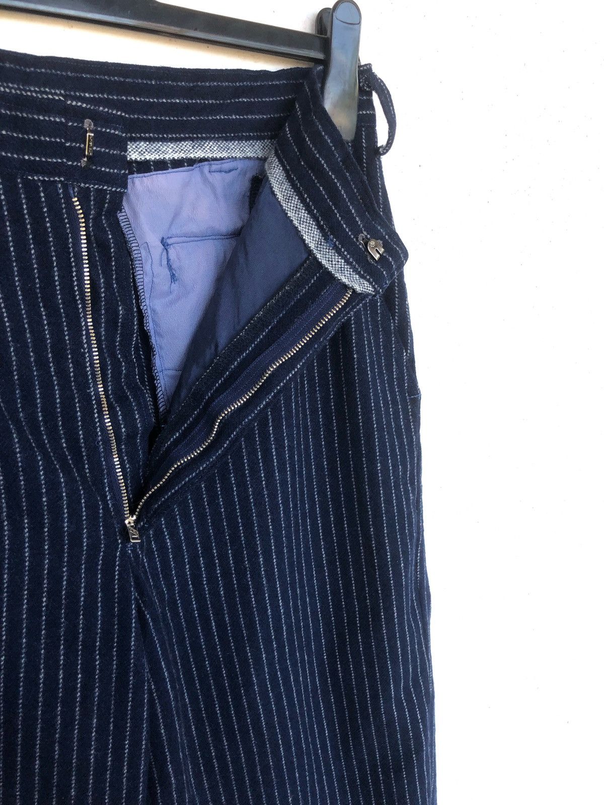 45rpm HEAT🔥🇯🇵 Custom Wabash Stripe Gabardine Wool Pants Size US 30 / EU 46 - 7 Thumbnail