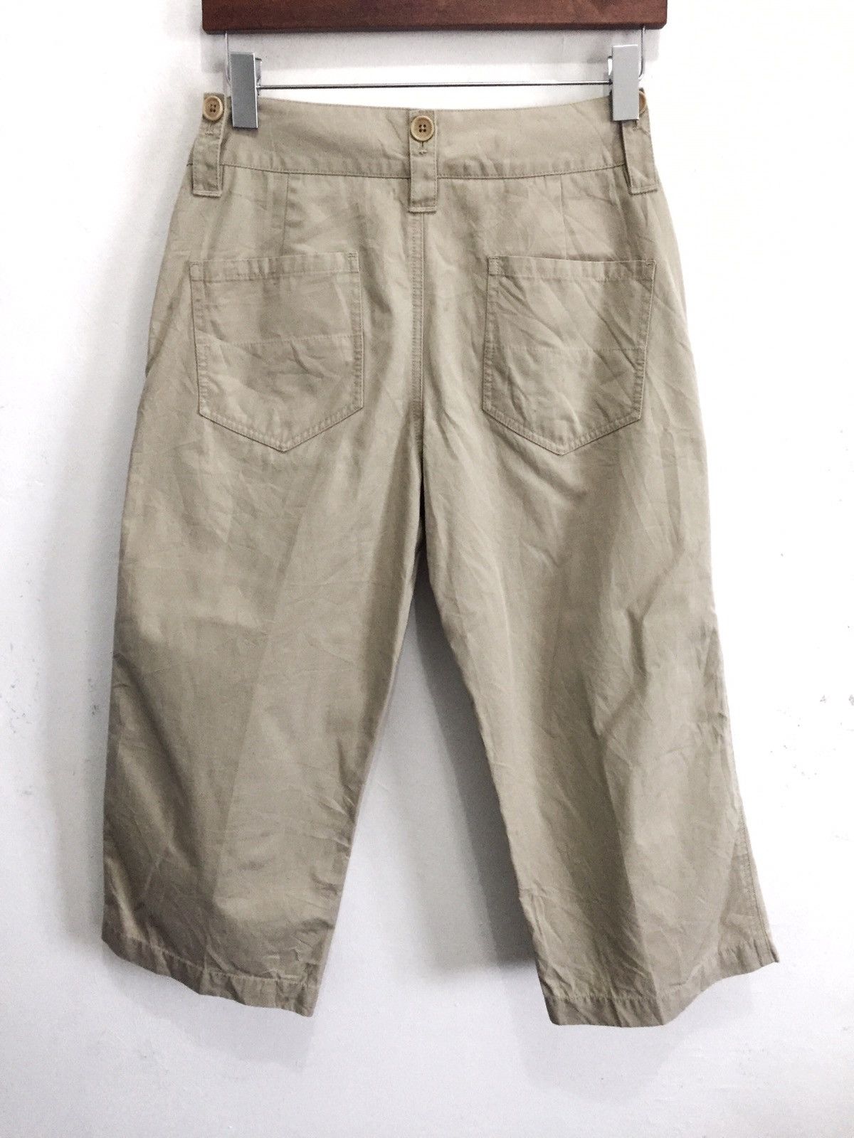 Margaret Howell 🇯🇵 Made MHL Wide Leg Straight Cut Crop Pants Size US 30 / EU 46 - 3 Thumbnail