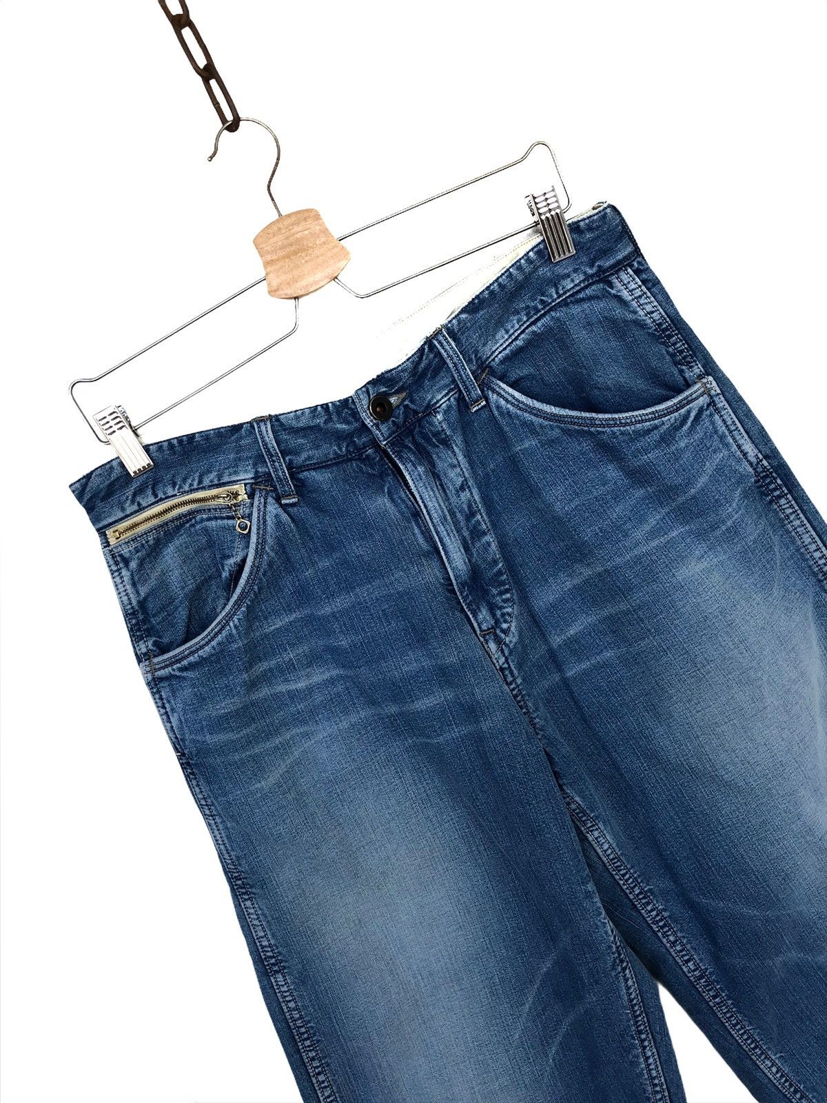 Blue Blue Japan GRAIL🔥Blue Blue 🇯🇵 Workwear Denim with Lining Layer Size US 30 / EU 46 - 4 Thumbnail