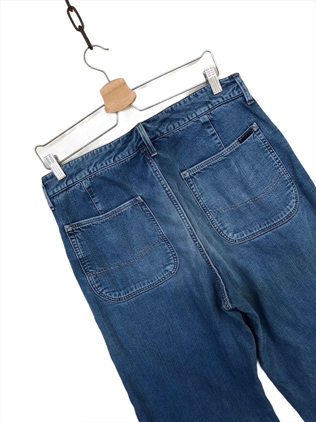 Blue Blue Japan GRAIL🔥Blue Blue 🇯🇵 Workwear Denim with Lining Layer Size US 30 / EU 46 - 7 Thumbnail