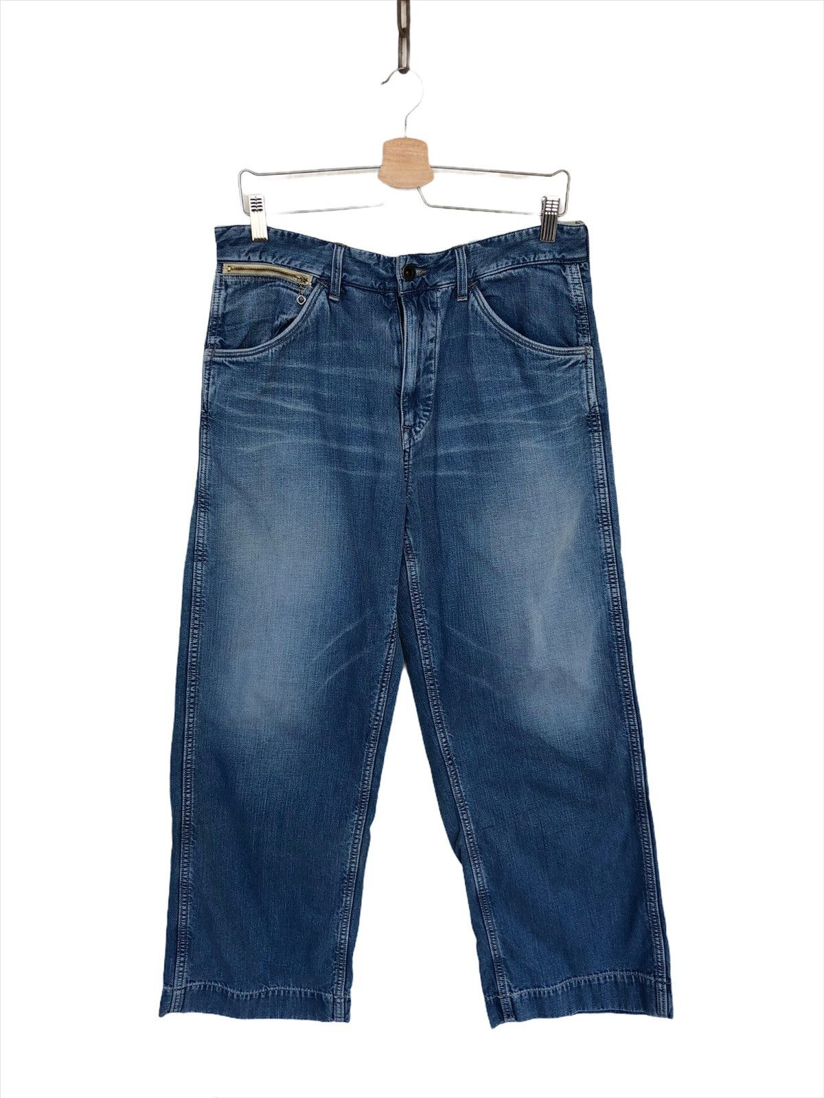 Blue Blue Japan GRAIL🔥Blue Blue 🇯🇵 Workwear Denim with Lining Layer Size US 30 / EU 46 - 2 Thumbnail