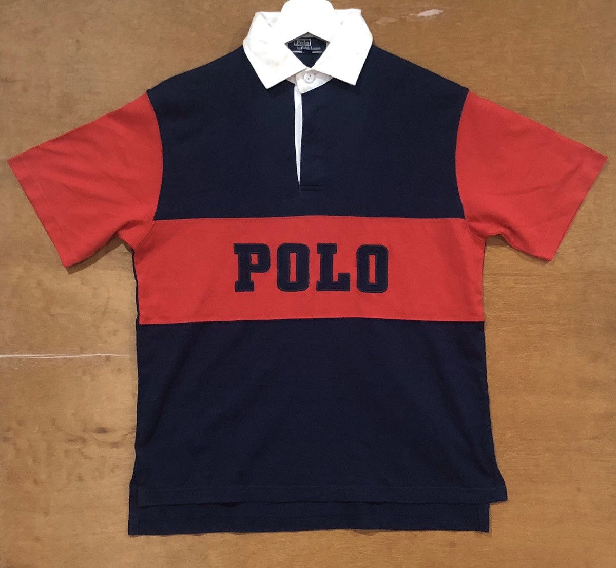 Beverly Hills Polo Club × Polo Ralph Lauren Vintage POLO ralph lauren Big Logo Size US M / EU 48-50 / 2 - 1 Thumbnail