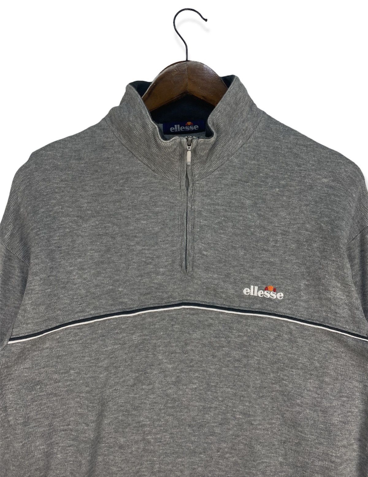 Ellesse Vintage Ellesse Quarter Zip Sweatshirt Size US M / EU 48-50 / 2 - 2 Thumbnail