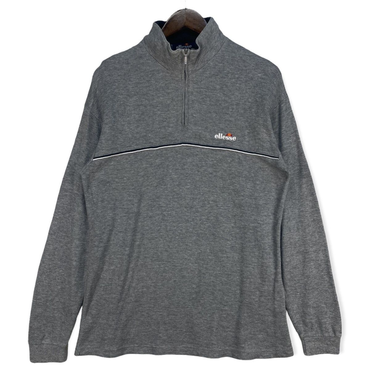Ellesse Vintage Ellesse Quarter Zip Sweatshirt Size US M / EU 48-50 / 2 - 1 Thumbnail