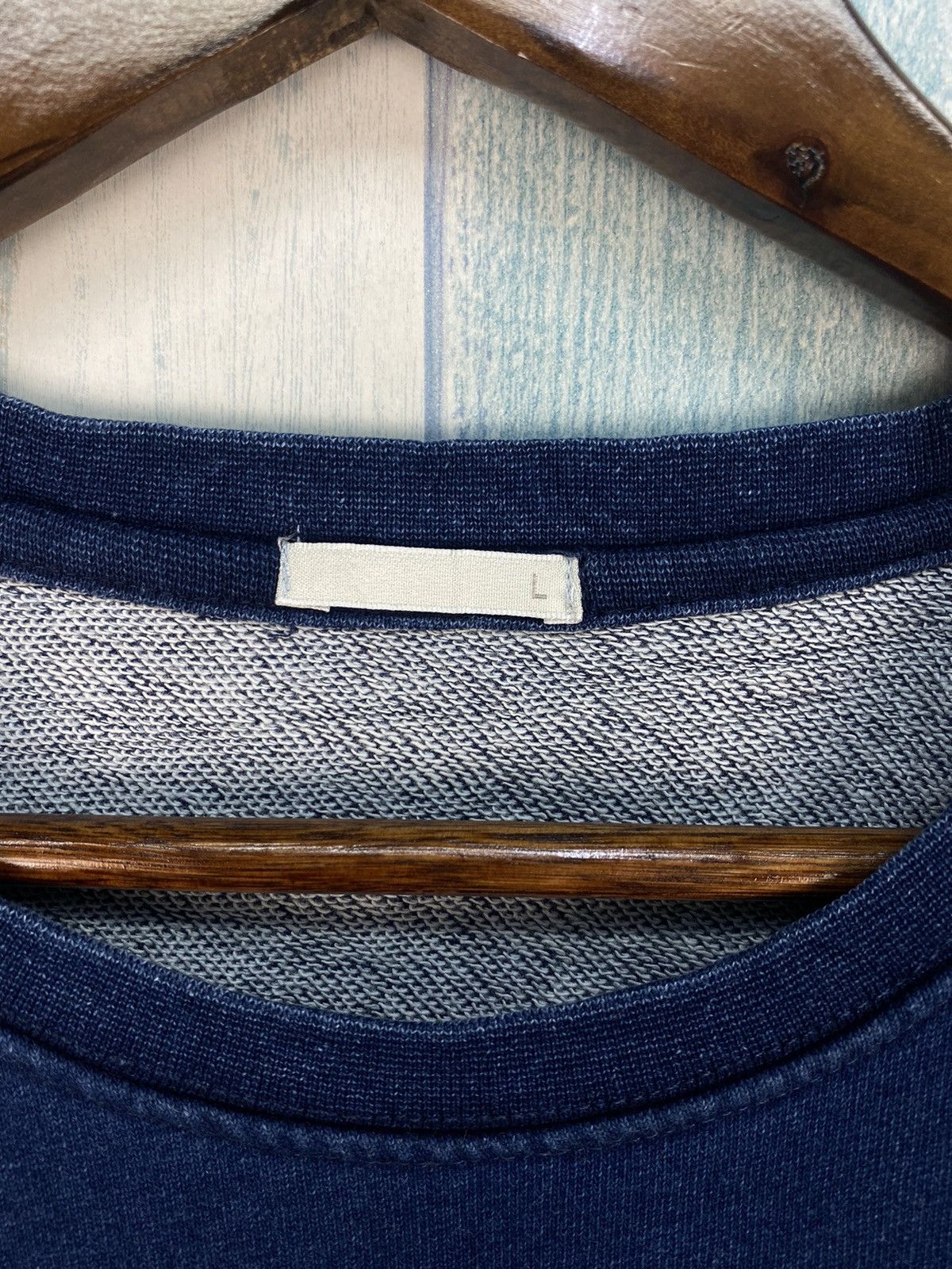 Indigo Japanese Brand Indigo Sweatshirt Size US L / EU 52-54 / 3 - 4 Thumbnail