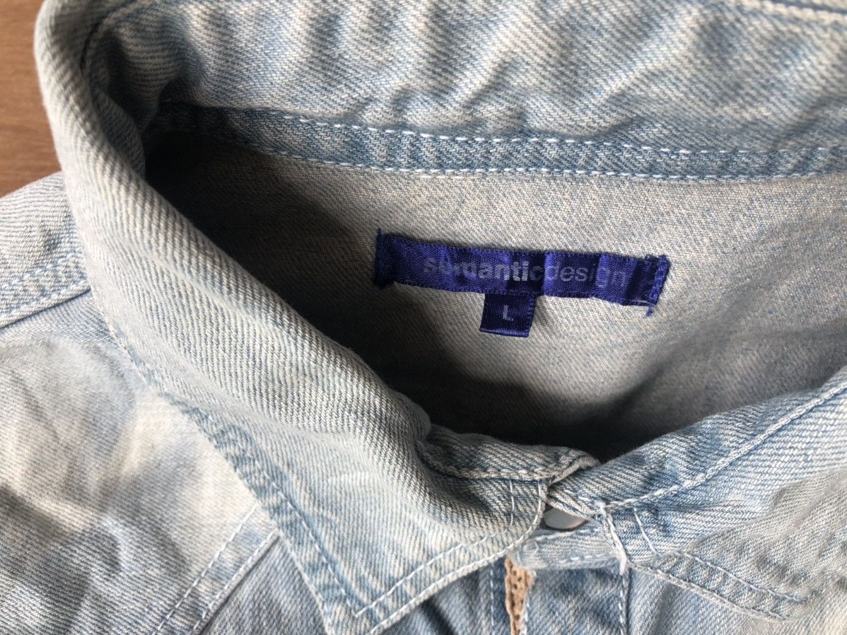 Japanese Brand SEMANTIC DESIGN pearl snap workshirt button up Size US L / EU 52-54 / 3 - 2 Thumbnail