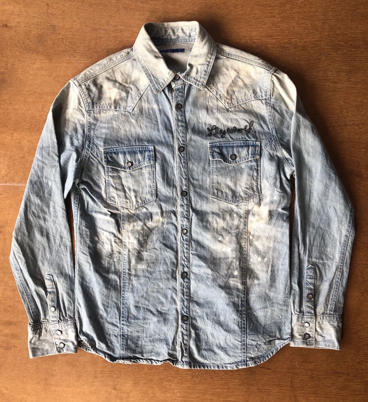 Japanese Brand SEMANTIC DESIGN pearl snap workshirt button up Size US L / EU 52-54 / 3 - 1 Thumbnail