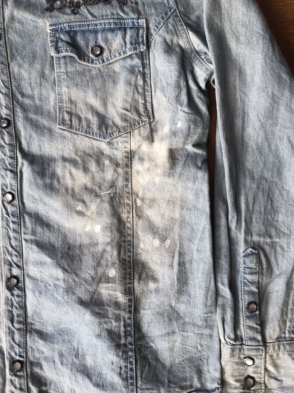 Japanese Brand SEMANTIC DESIGN pearl snap workshirt button up Size US L / EU 52-54 / 3 - 3 Thumbnail