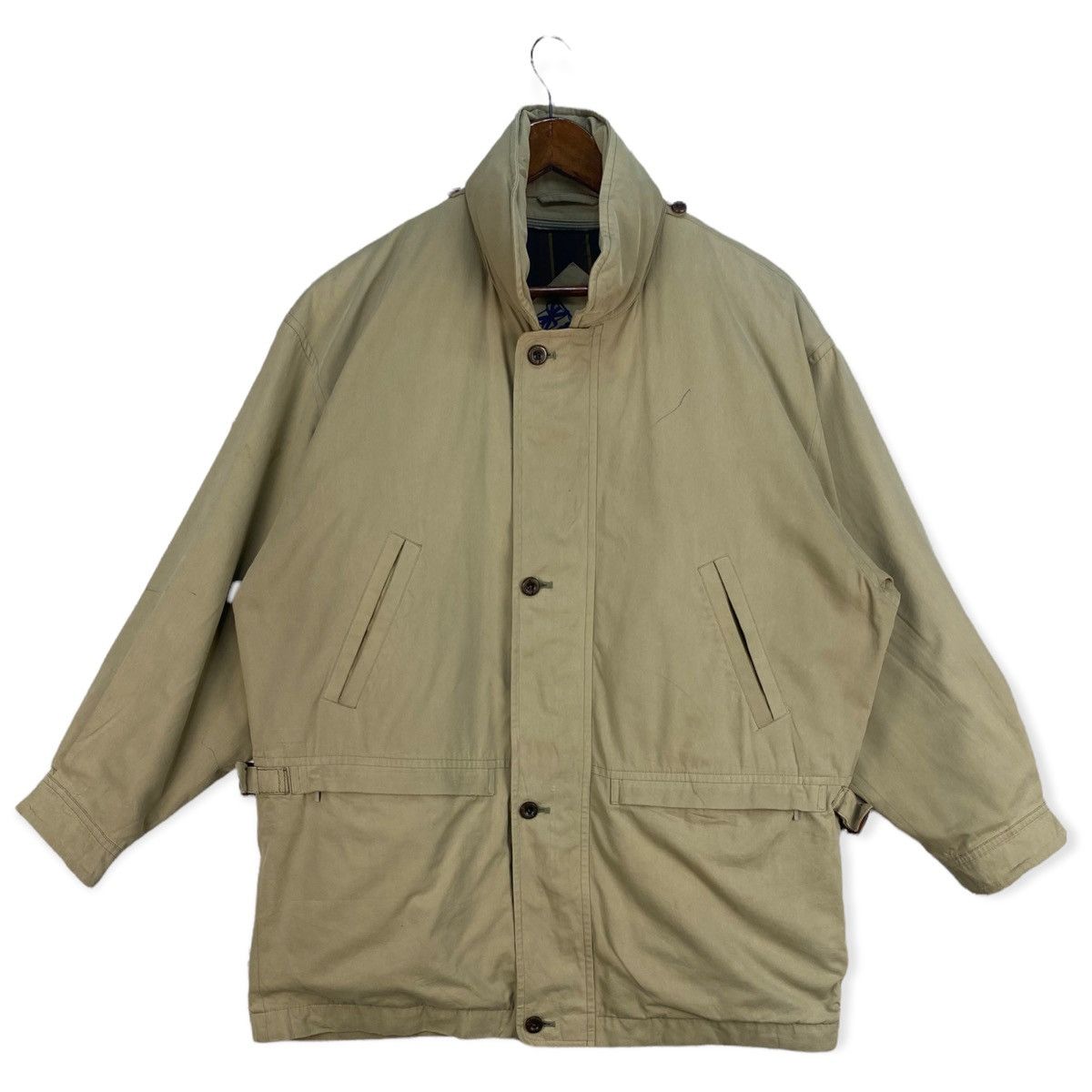 image of Vintage Burberry’S Trench Coat in Brown, Men's (Size Medium)